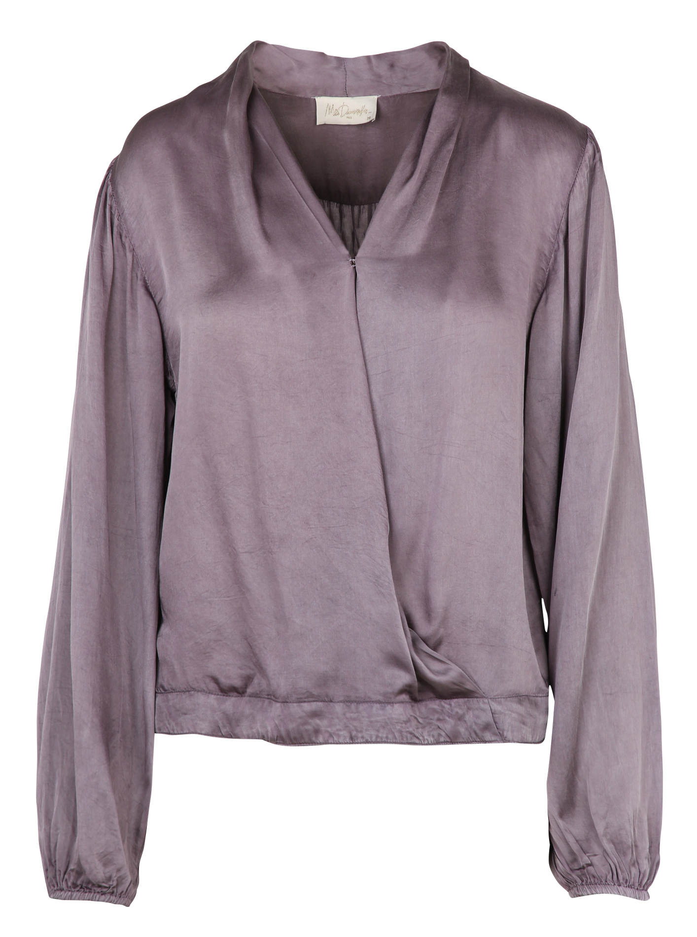 Fluid V-neck blouse MES DEMOISELLES Purple