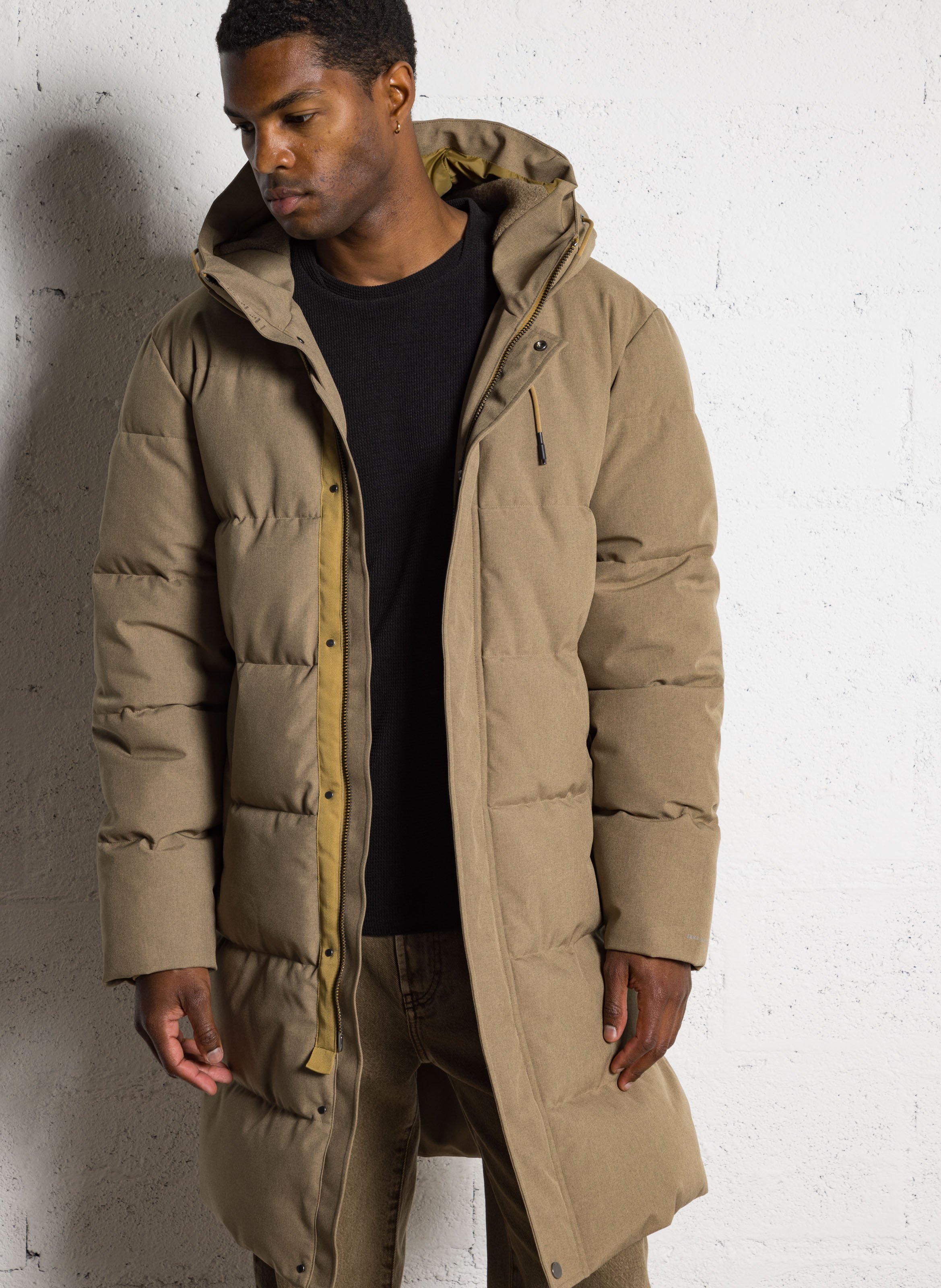 Daunenjacke mit Stehkragen IKKS Beige