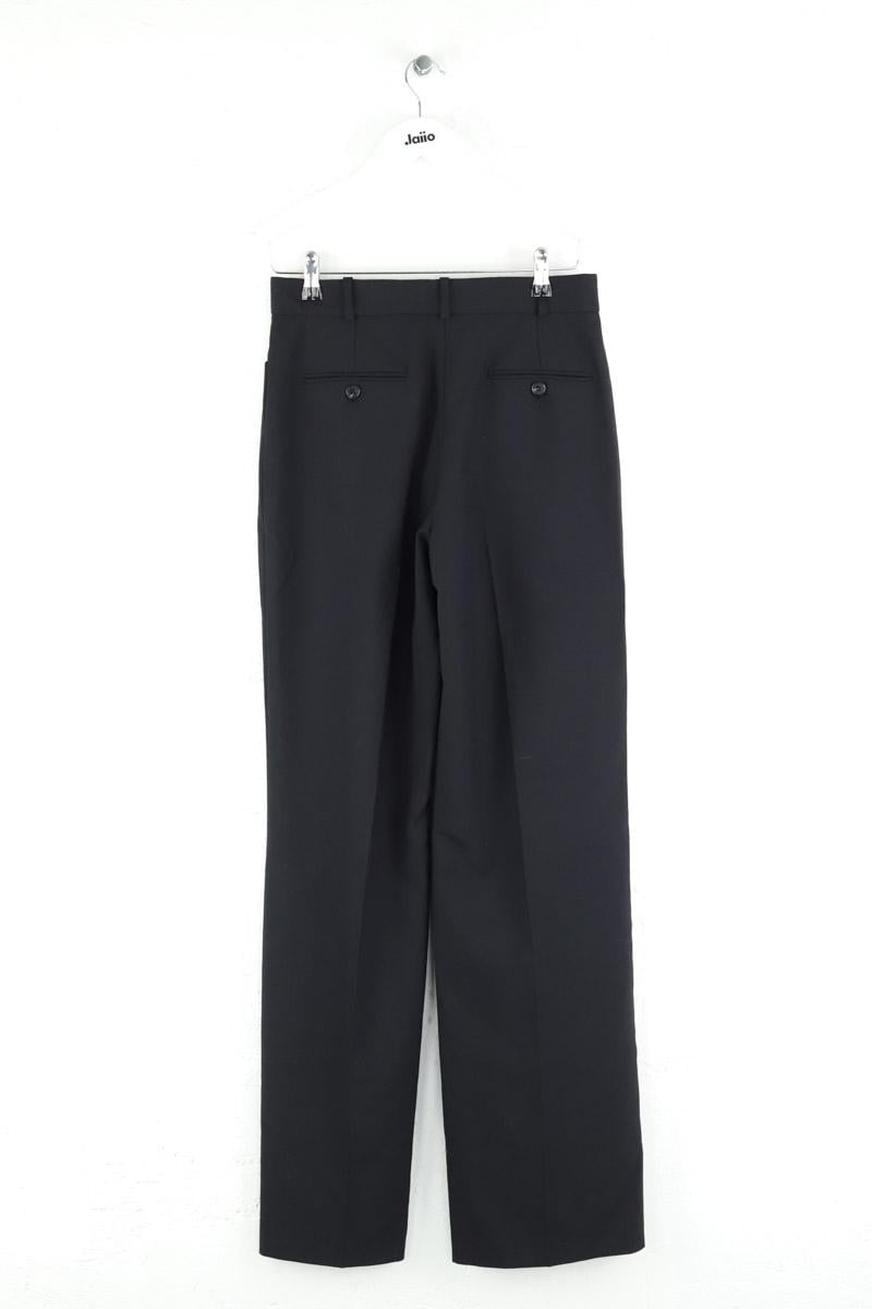 Black straight-leg  pants TARA JARMON - Seconde Main Black