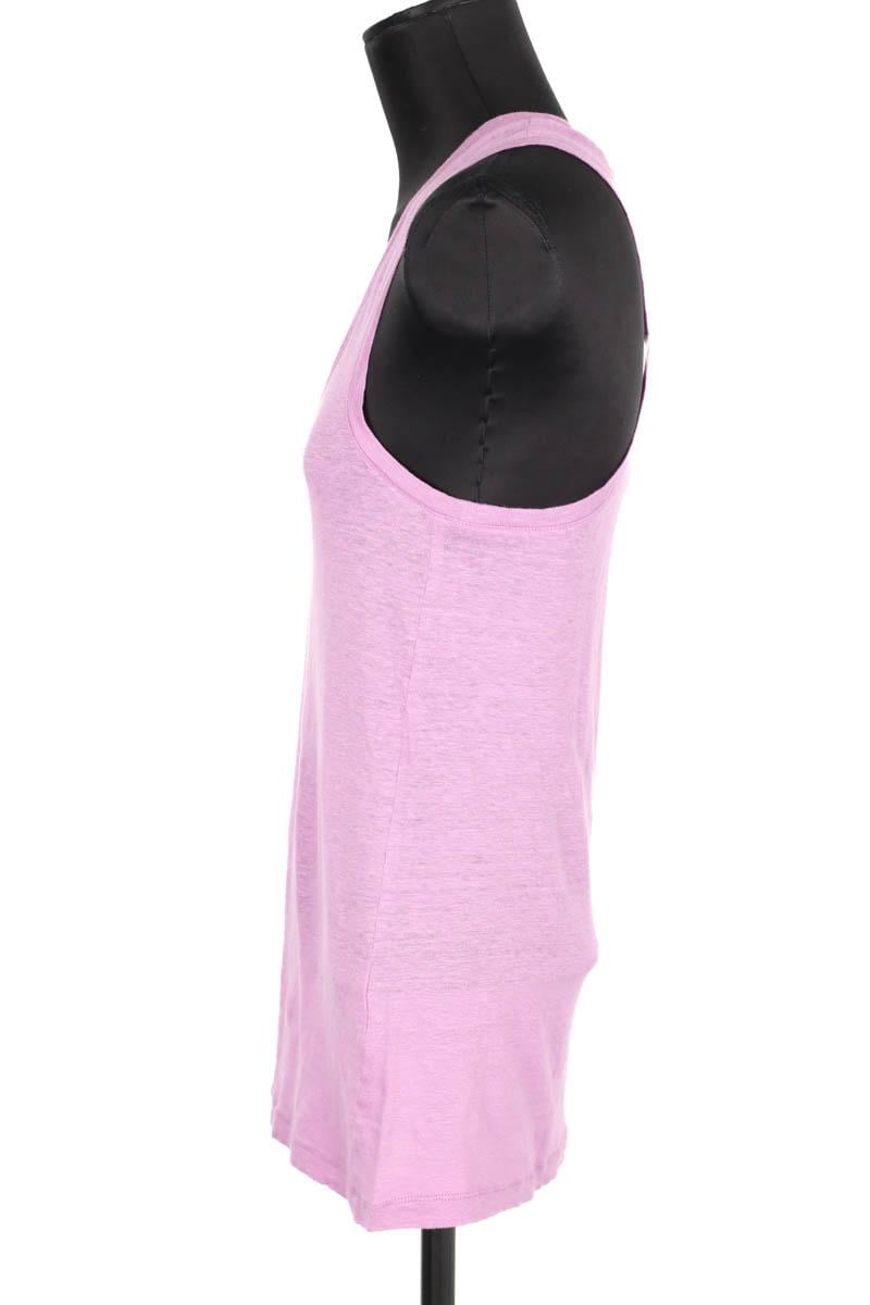 Sleeveless linen top ISABEL MARANT ÉTOILE - SECONDE MAIN Purple