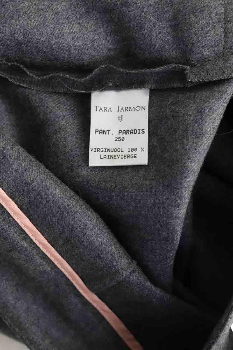 Bandol straight woollen trousers TARA JARMON - Seconde Main Grey