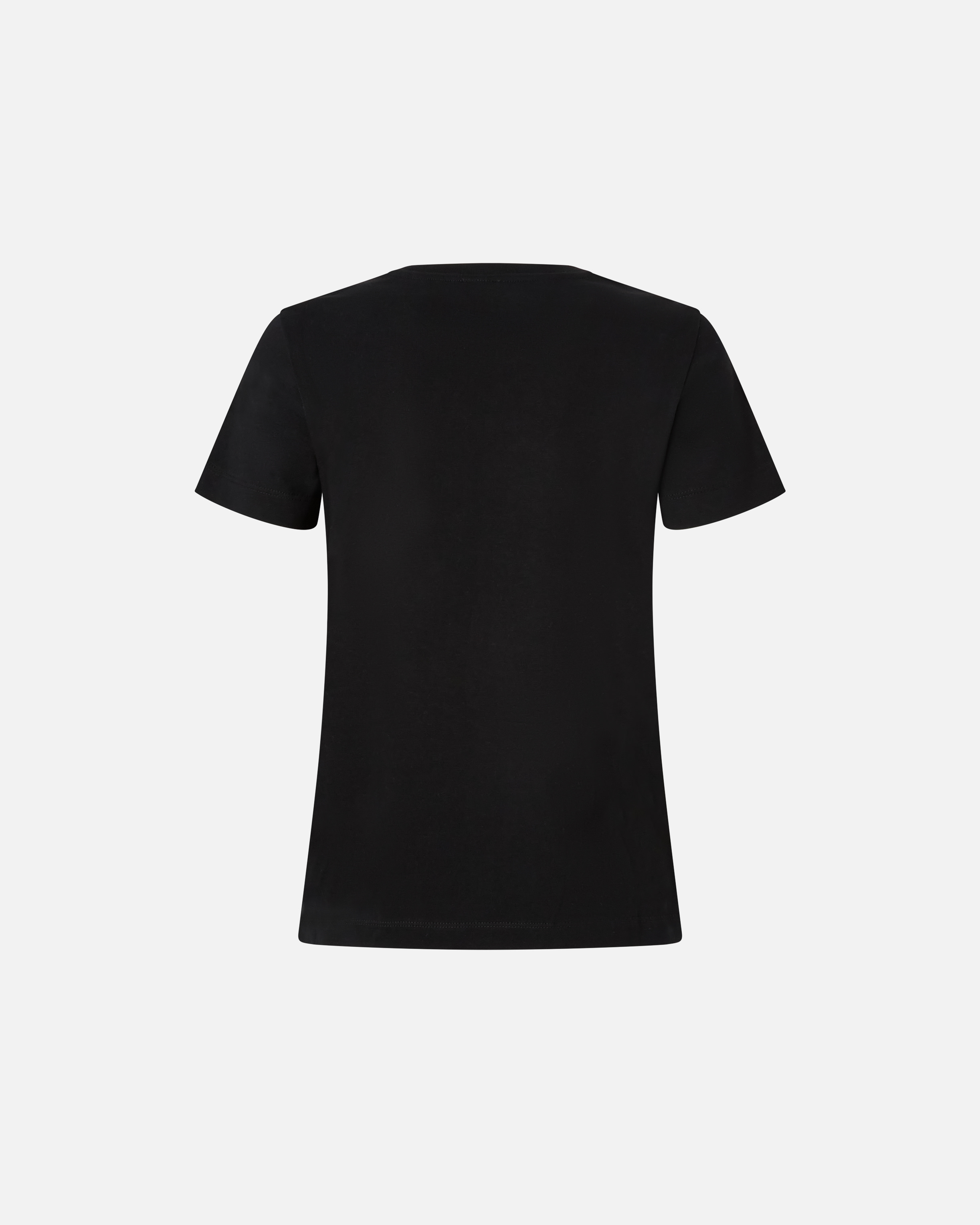 T-shirt with love birds embroidery PINKO Black