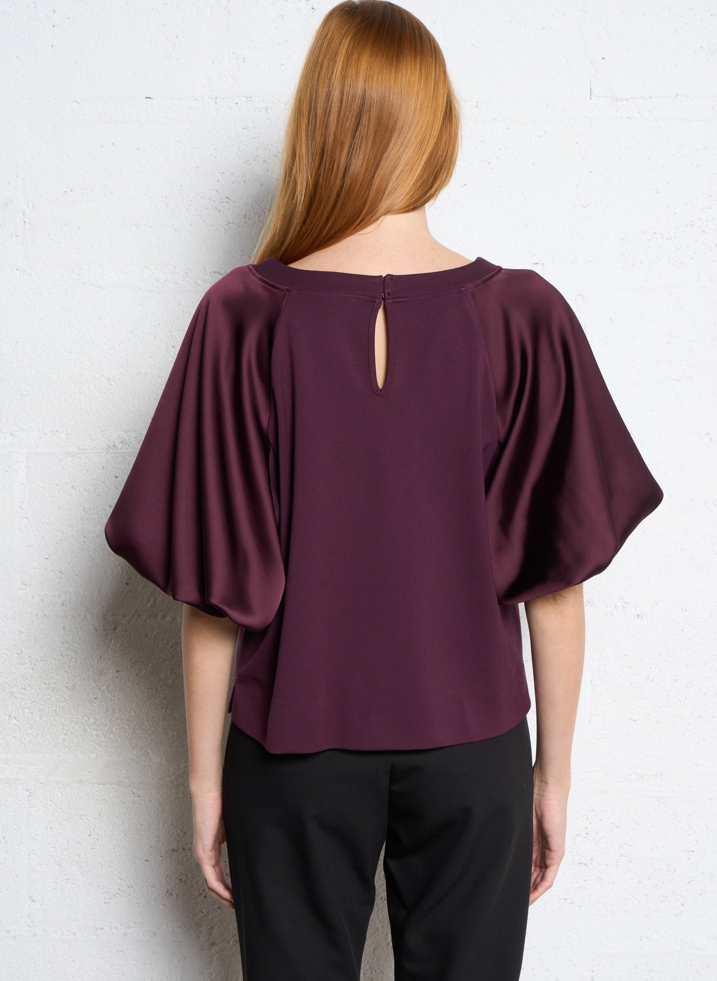 Loose-fit round-neck top IMPERIAL Purple