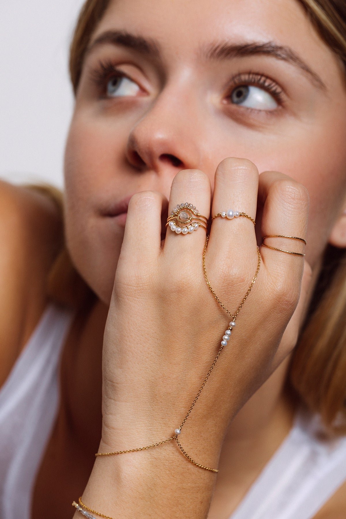 Ring - labradorite YAY Golden