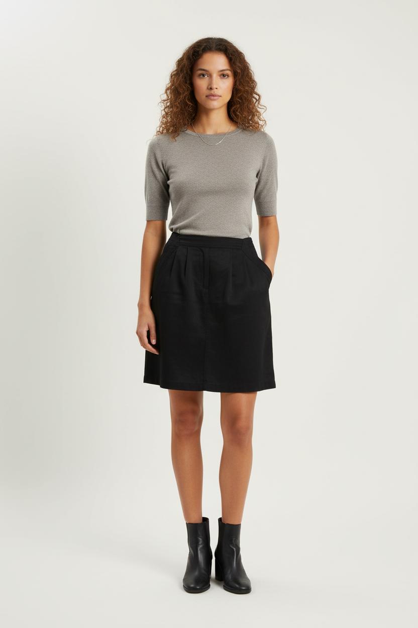 Jupe courte & midi COMPTOIR DES COTONNIERS - Seconde main Noir