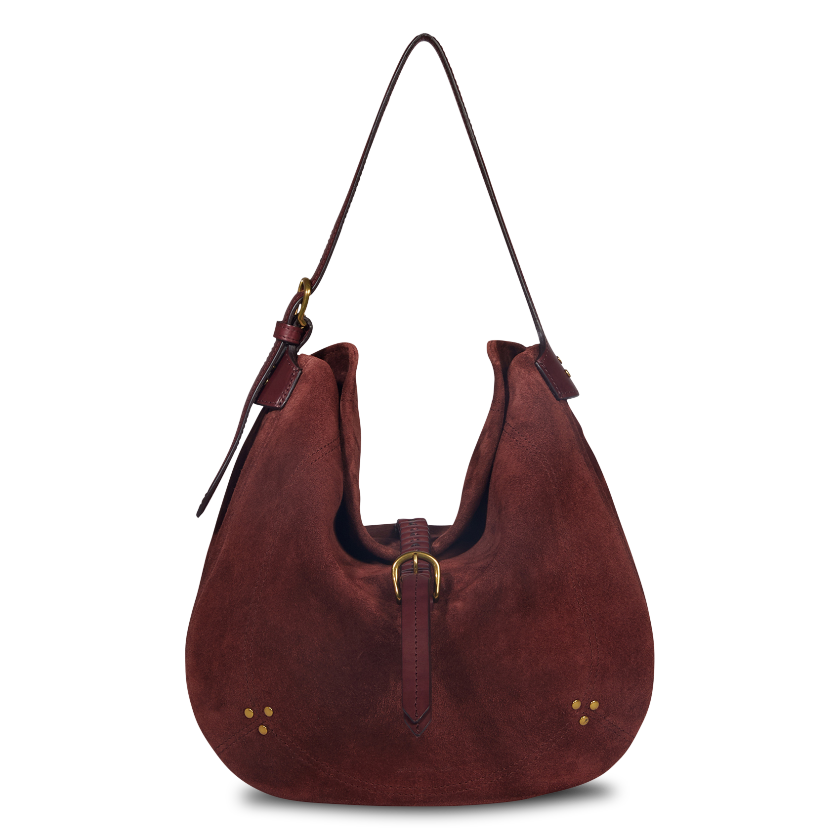 Soft suede leather shoulder bag JEROME DREYFUSS