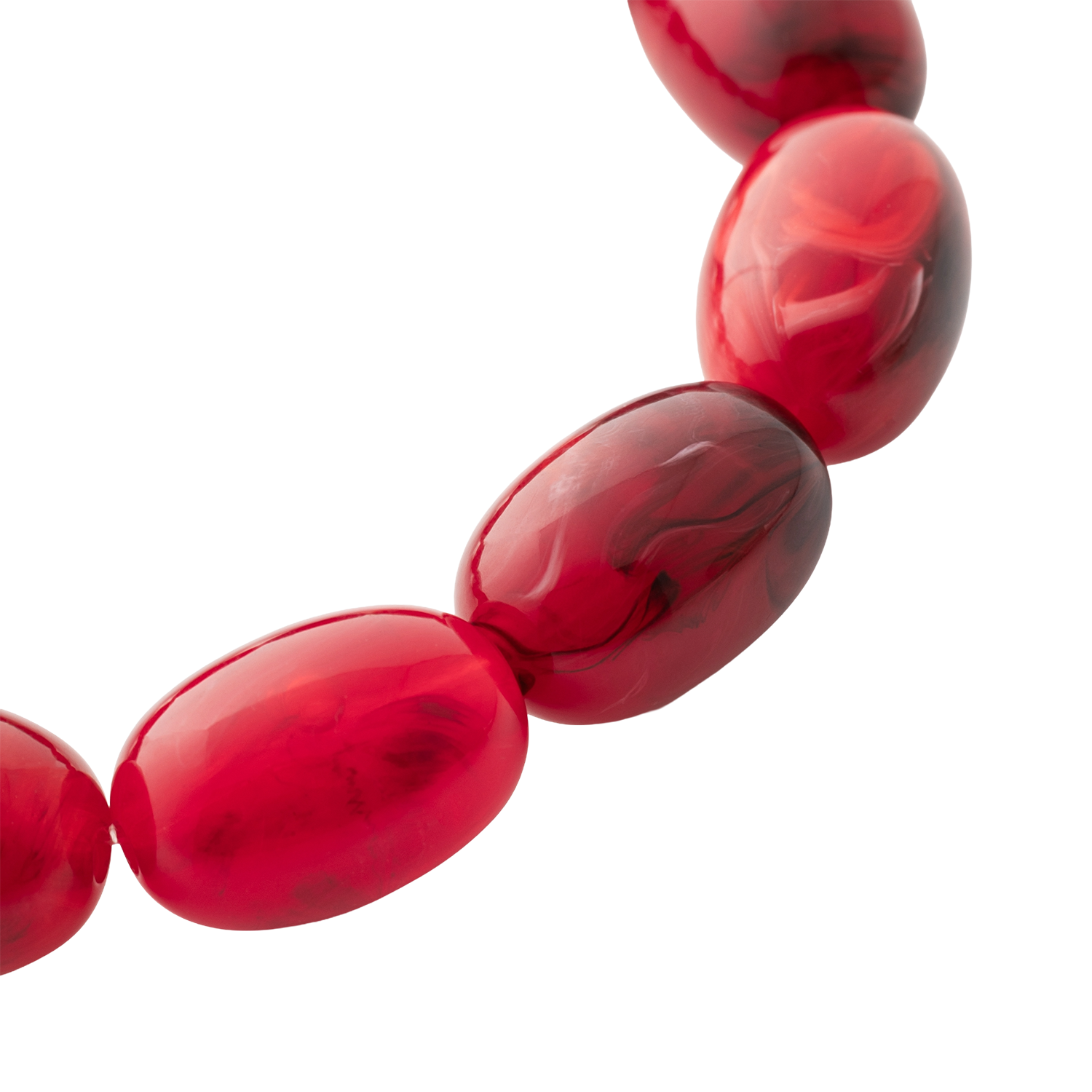 Armband aus Marmorperlen VANESSA BARONI Rot