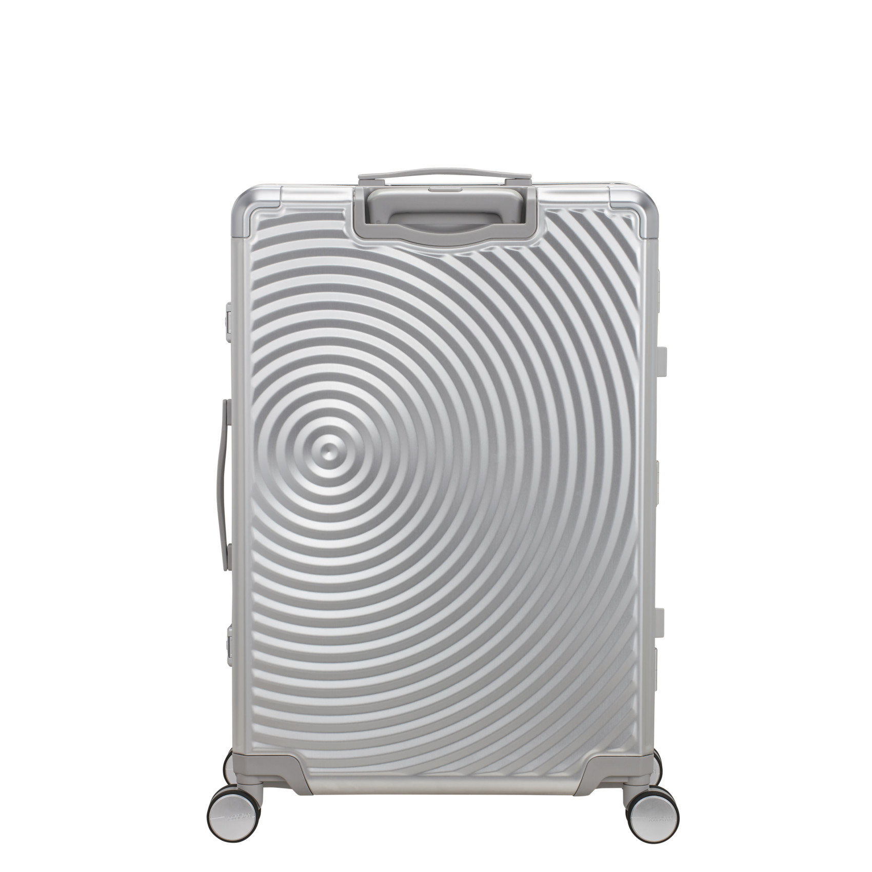 Aluminum suitcase with 4 wheels size L AMERICAN TOURISTER Silver