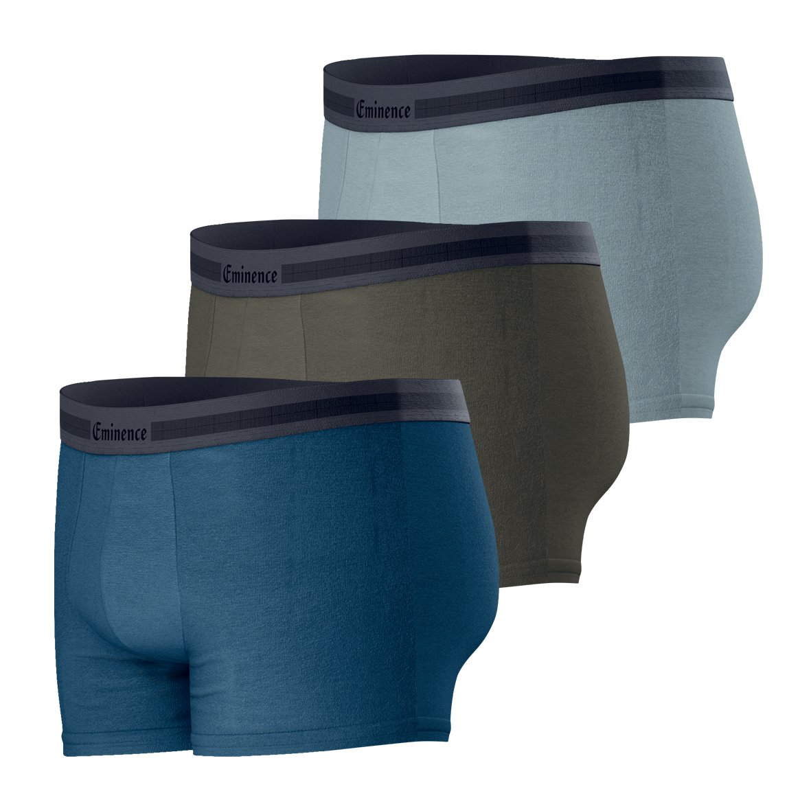 Boxer shorts, pack of 3, business EMINENCE Grey