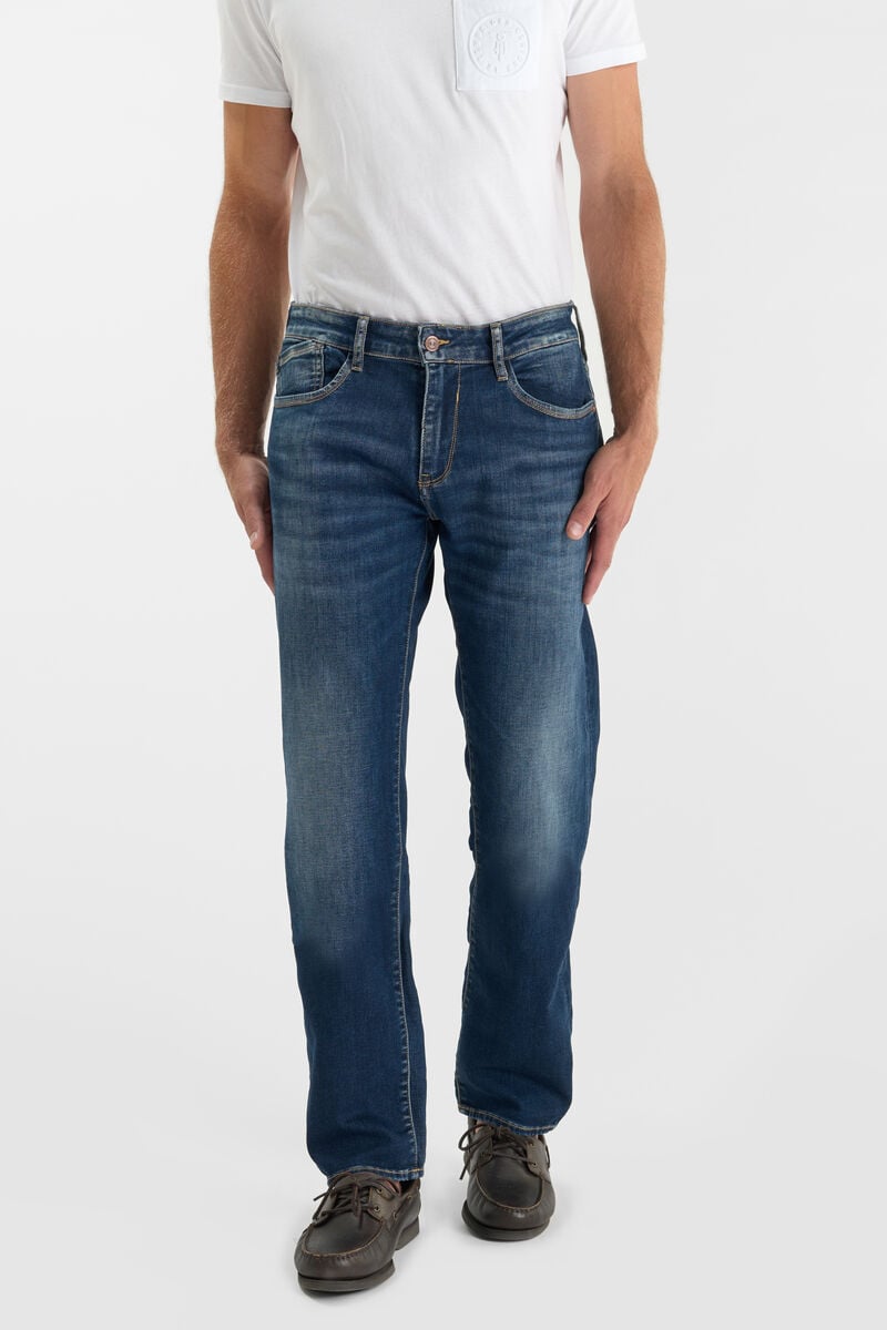 Straight jogger regular jeans LE TEMPS DES CERISES Blue