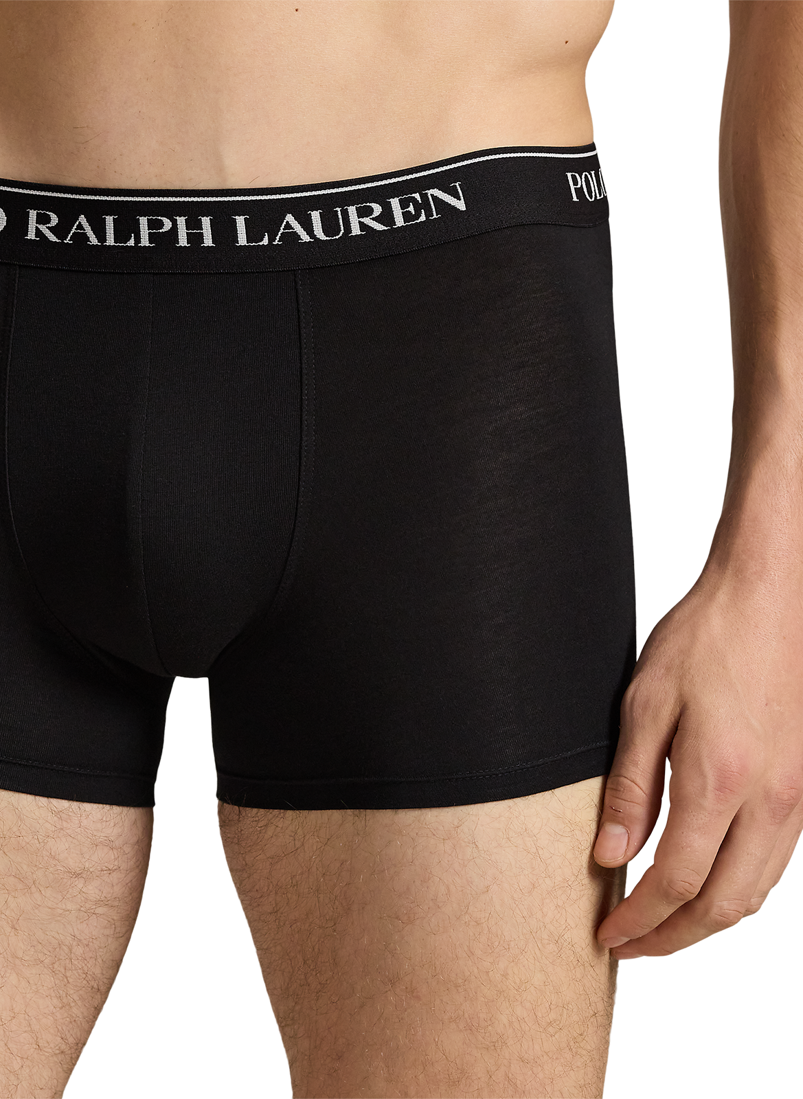 Lot de 3 boxers en coton mélangé POLO RALPH LAUREN Noir