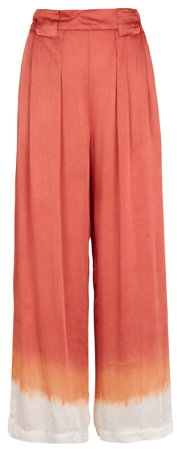 Wide leg tie-dye pants BELLA JONES Orange