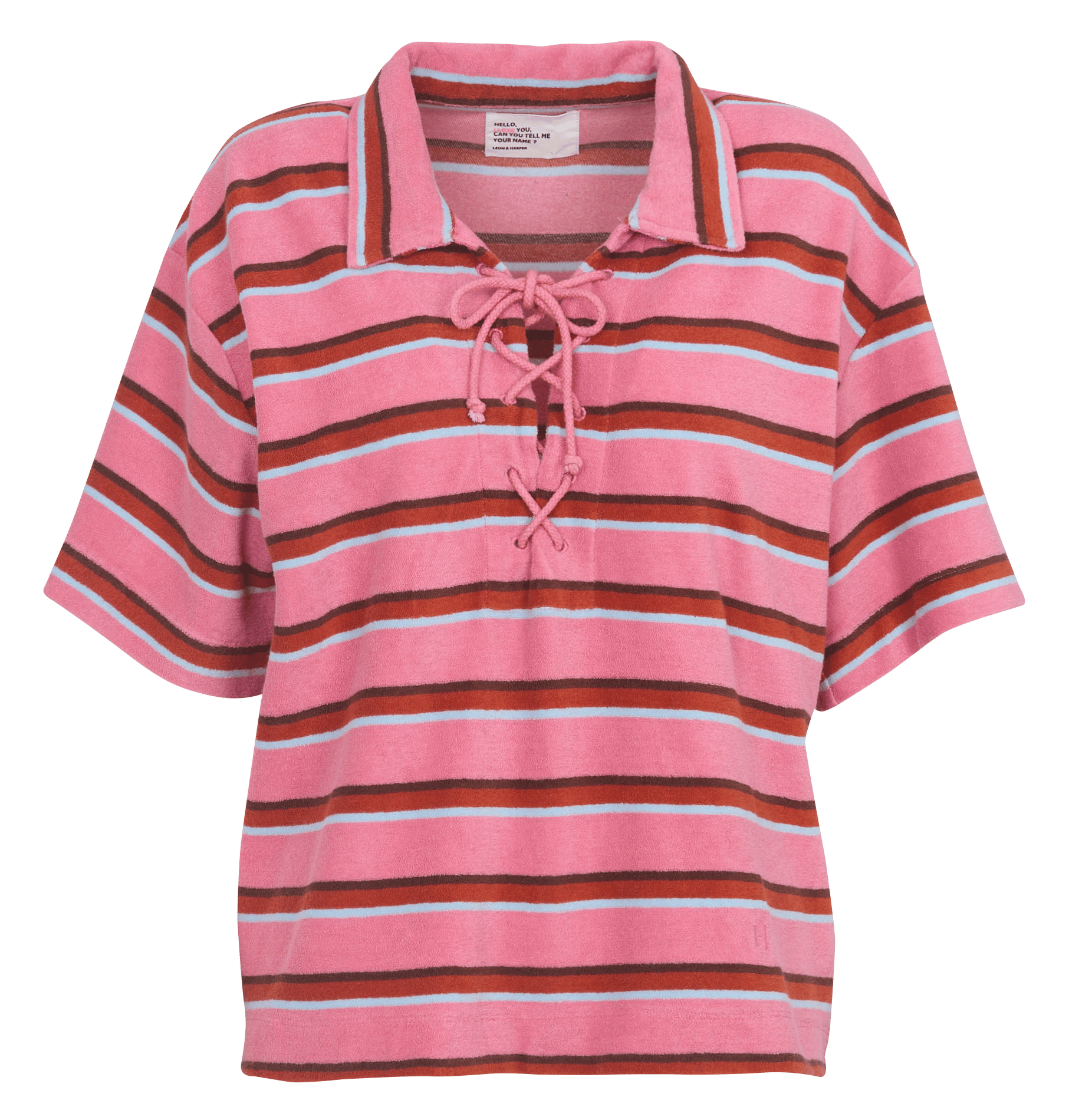 Gestreifter Strickpullover LEON & HARPER Rosa