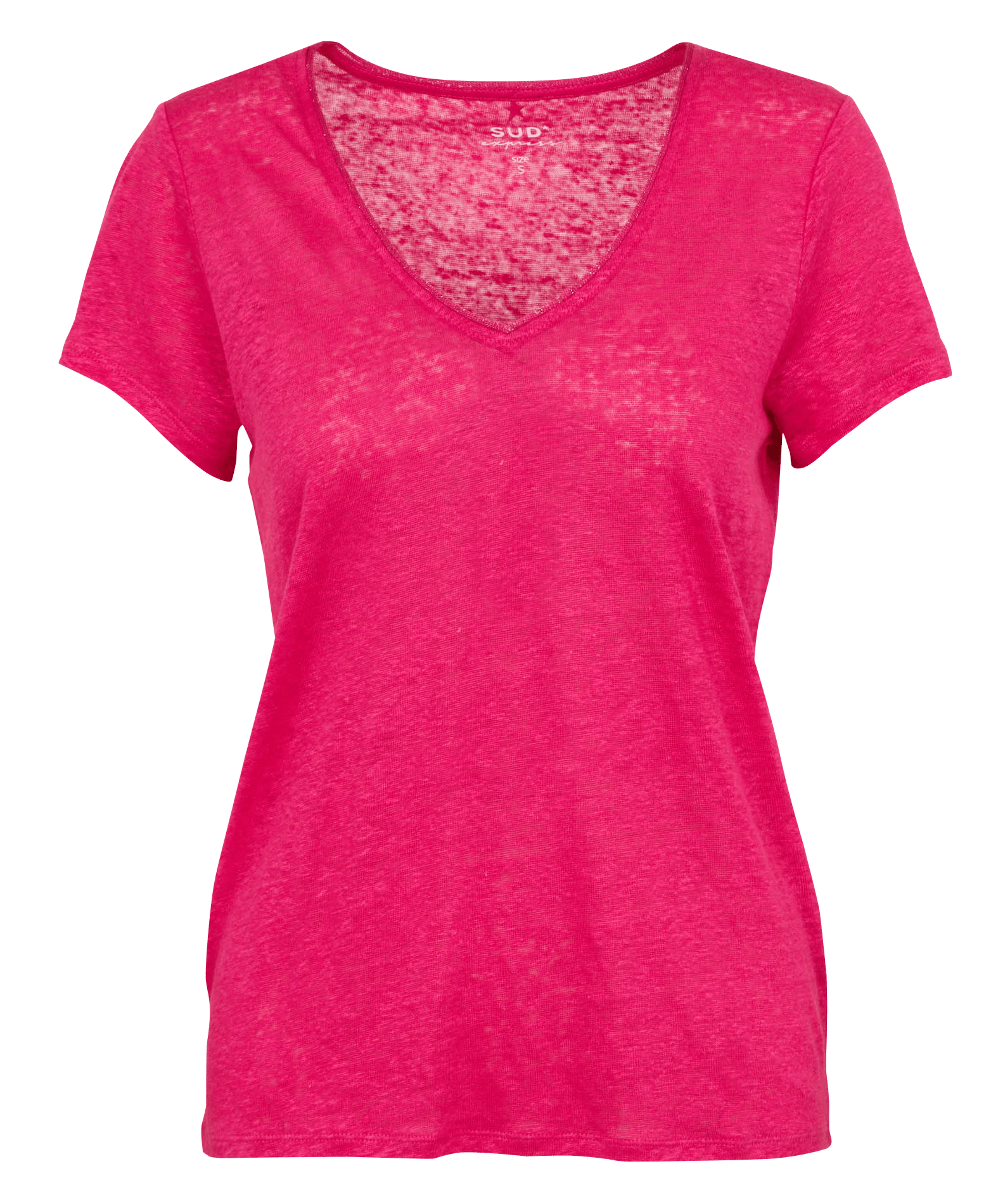 Fine linen V-neck sweater SUD EXPRESS