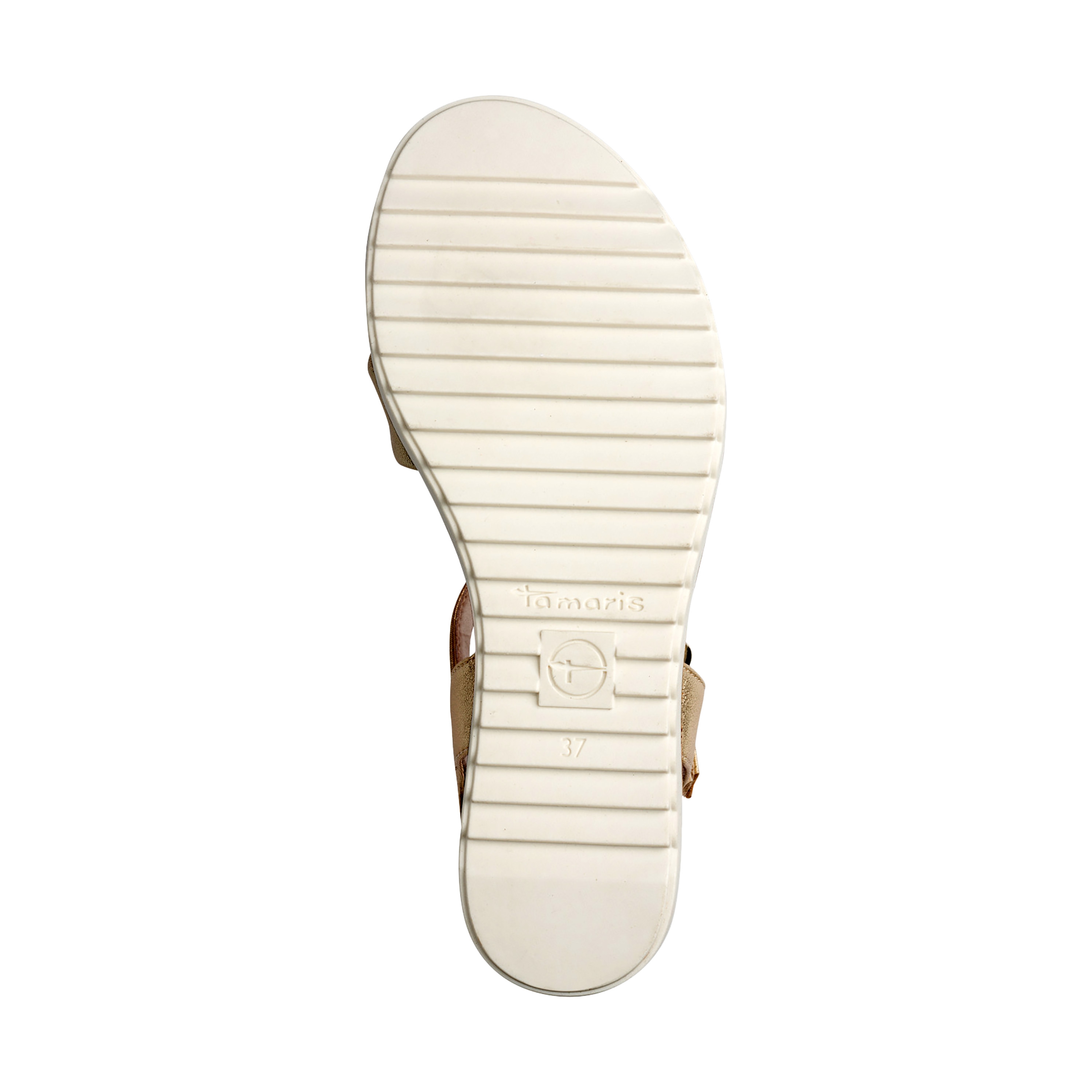 Strappy wedge sandals Golden