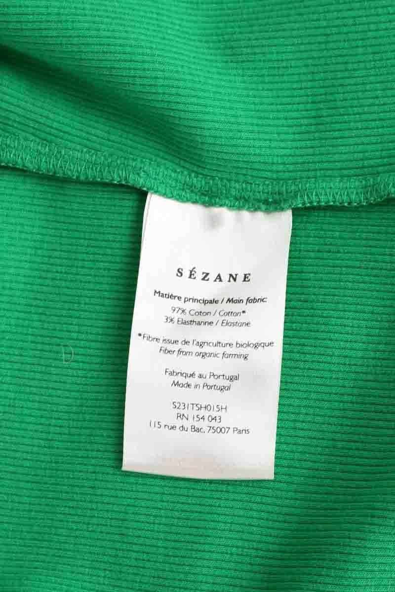 Top sans manche SEZANE - Seconde main Vert