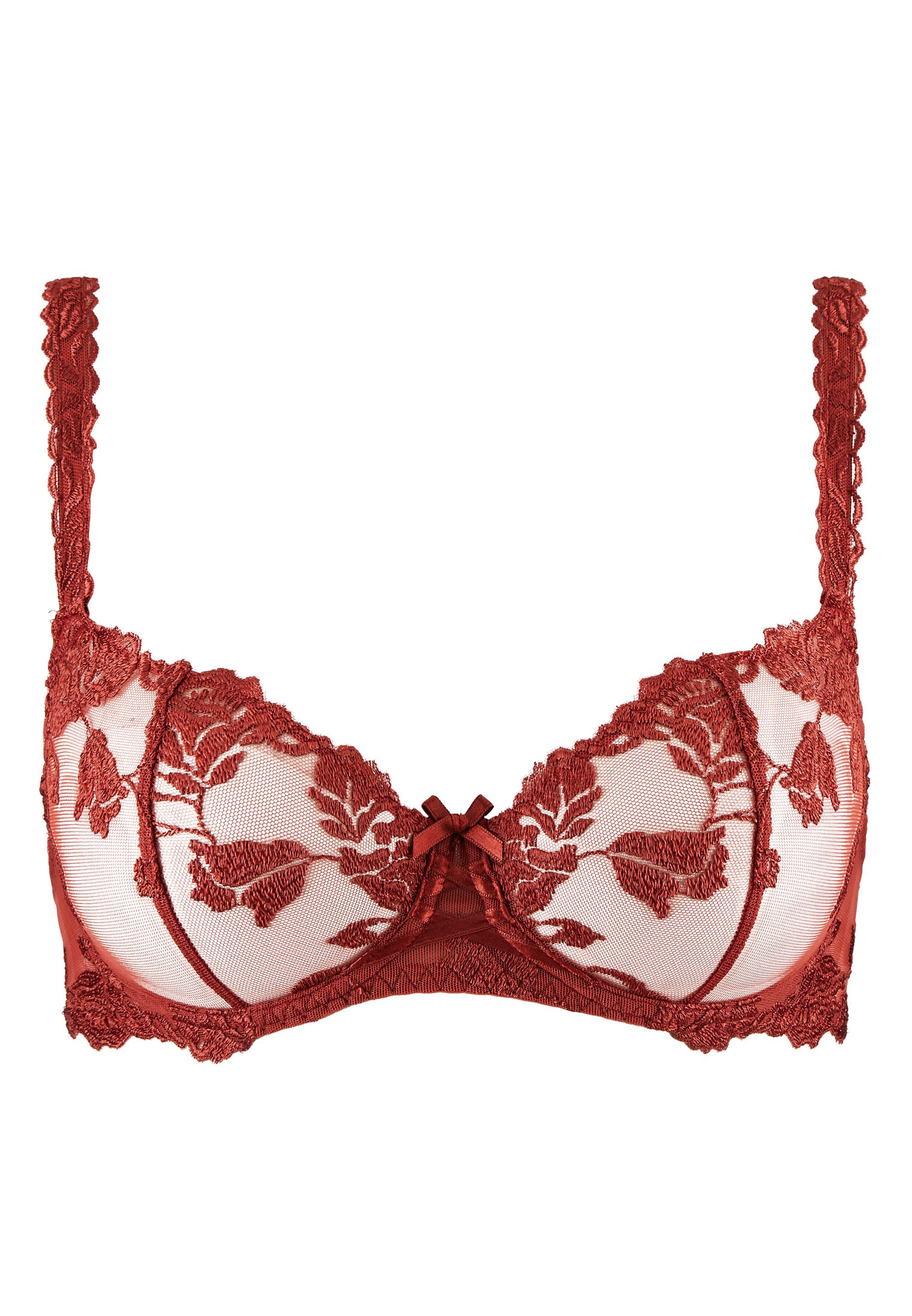 Half-cup bra AUBADE Red