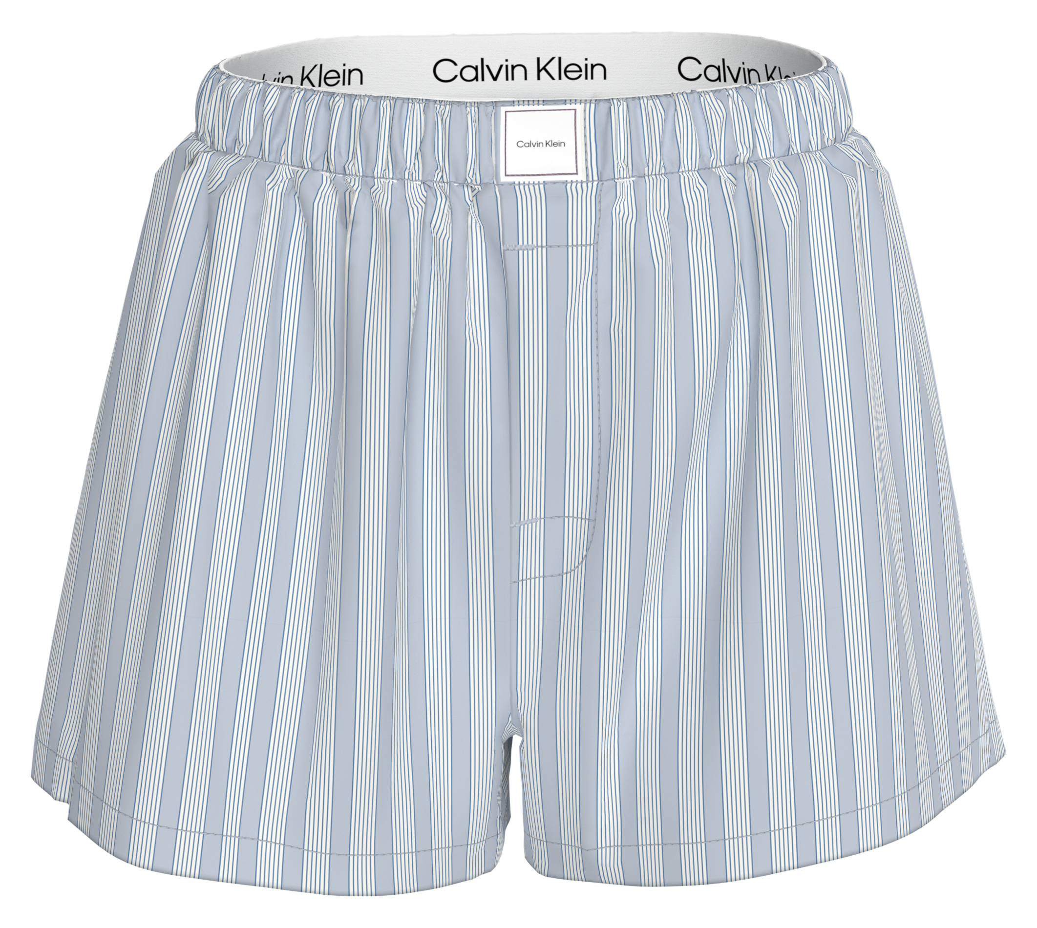 Short rayé en coton CALVIN KLEIN UNDERWEAR Bleu