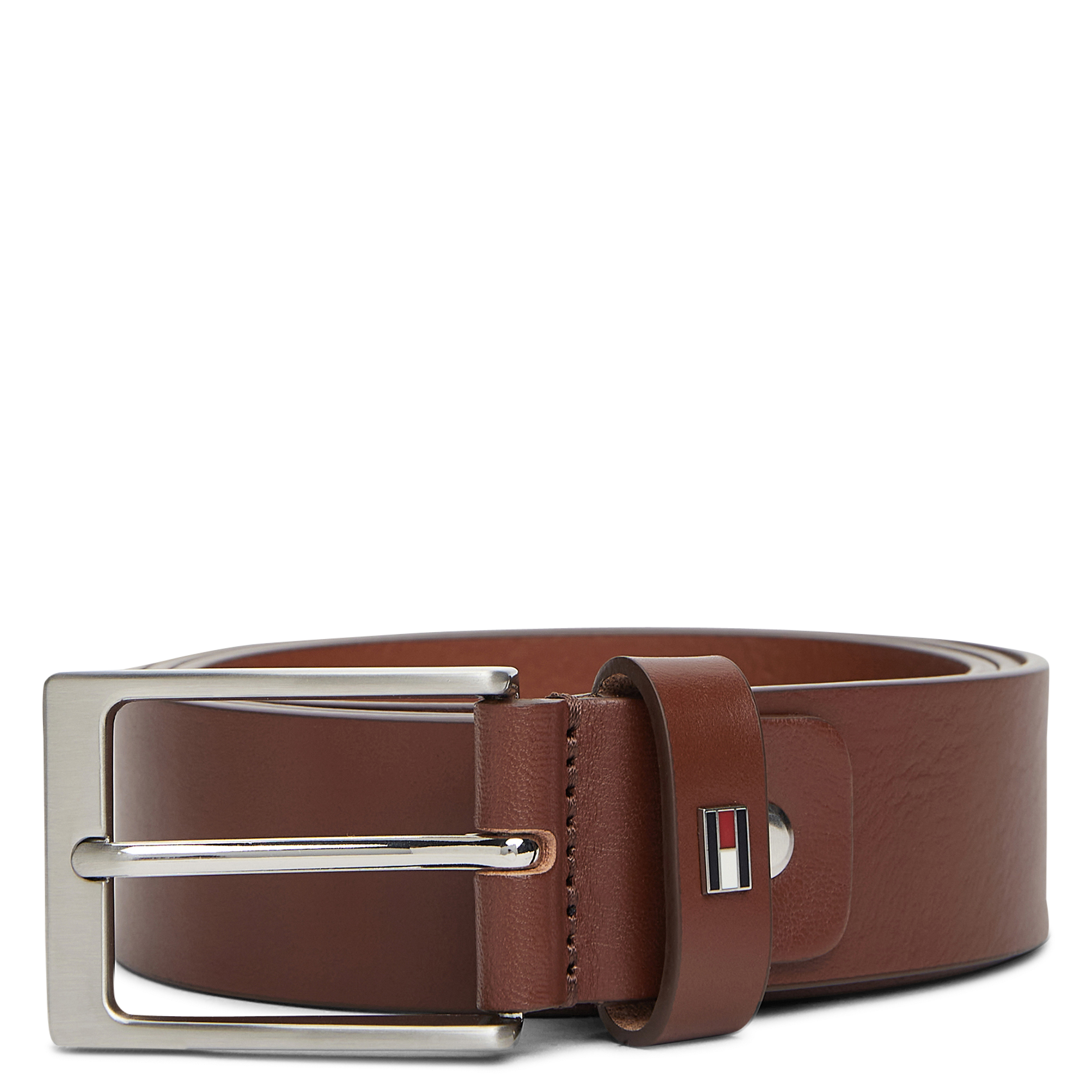 Ceinture ajustable en cuir TOMMY HILFIGER Marron