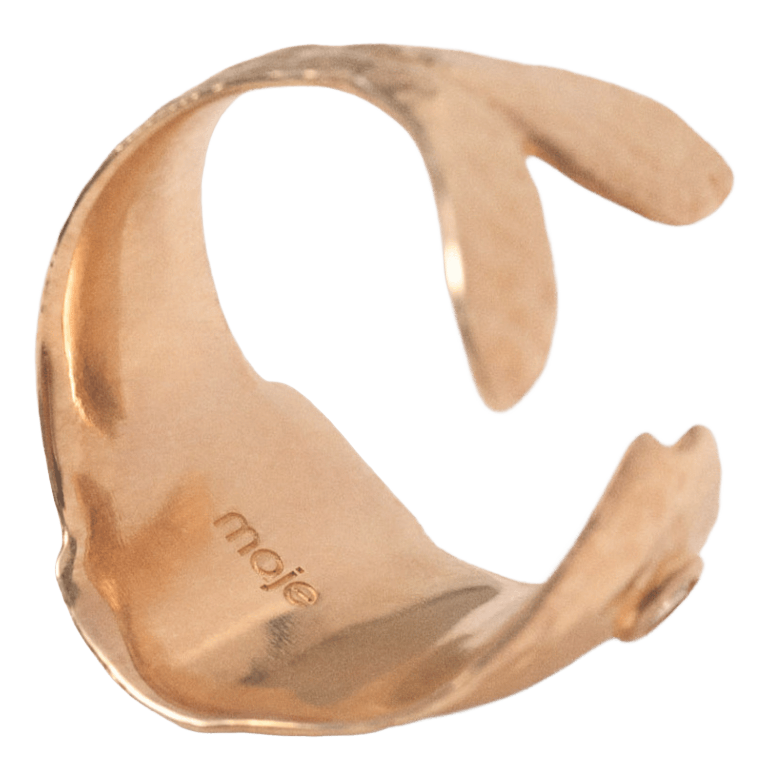 Bague en laiton MAJE Doré