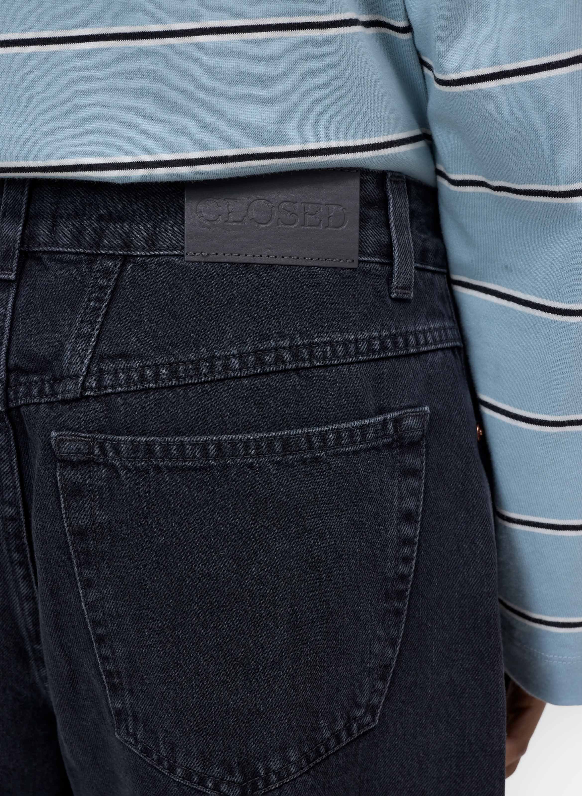 Organic cotton balloon jeans CLOSED Grey