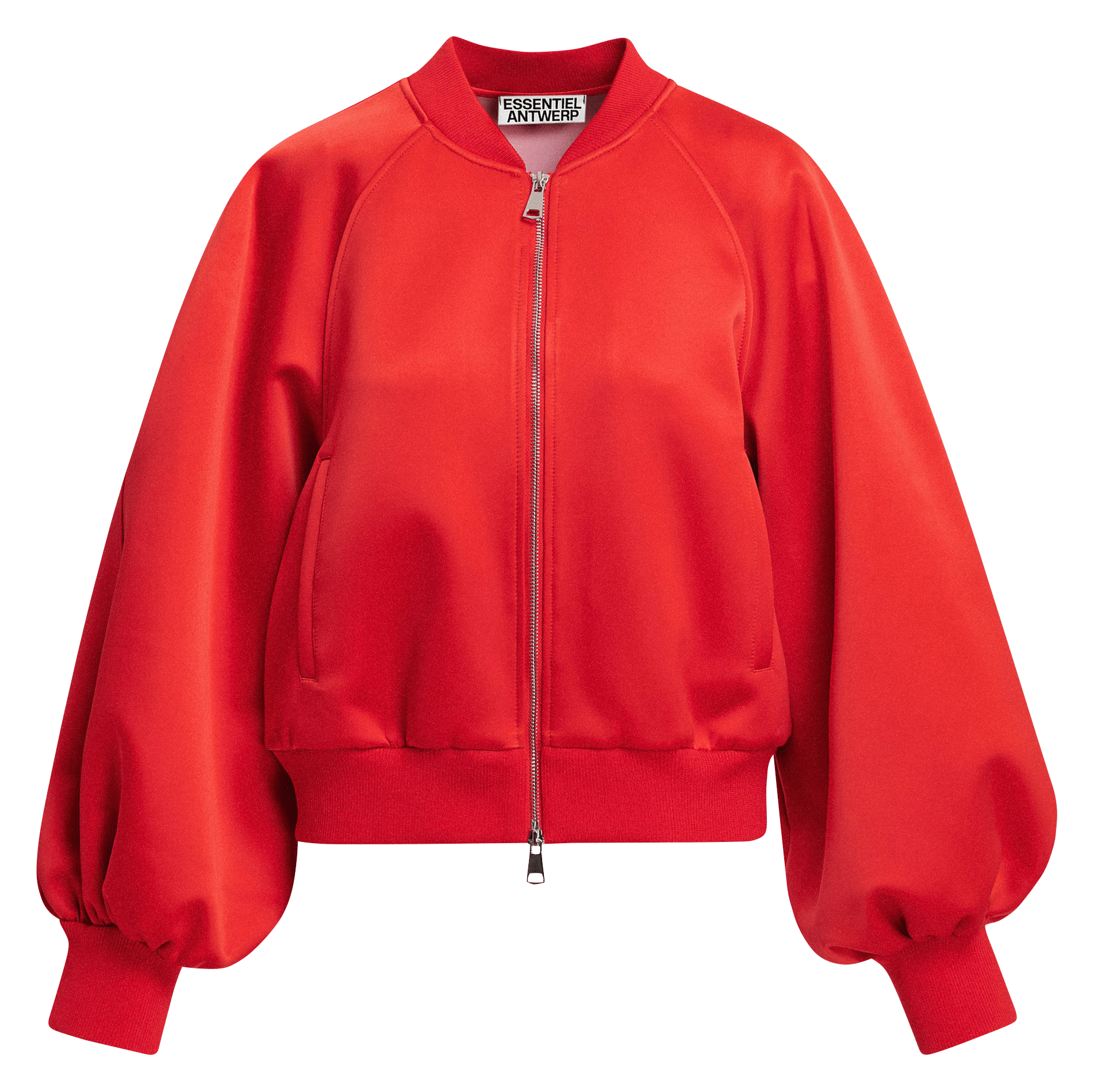 Blouson oversize à manches volumineuses ESSENTIEL ANTWERP Rouge