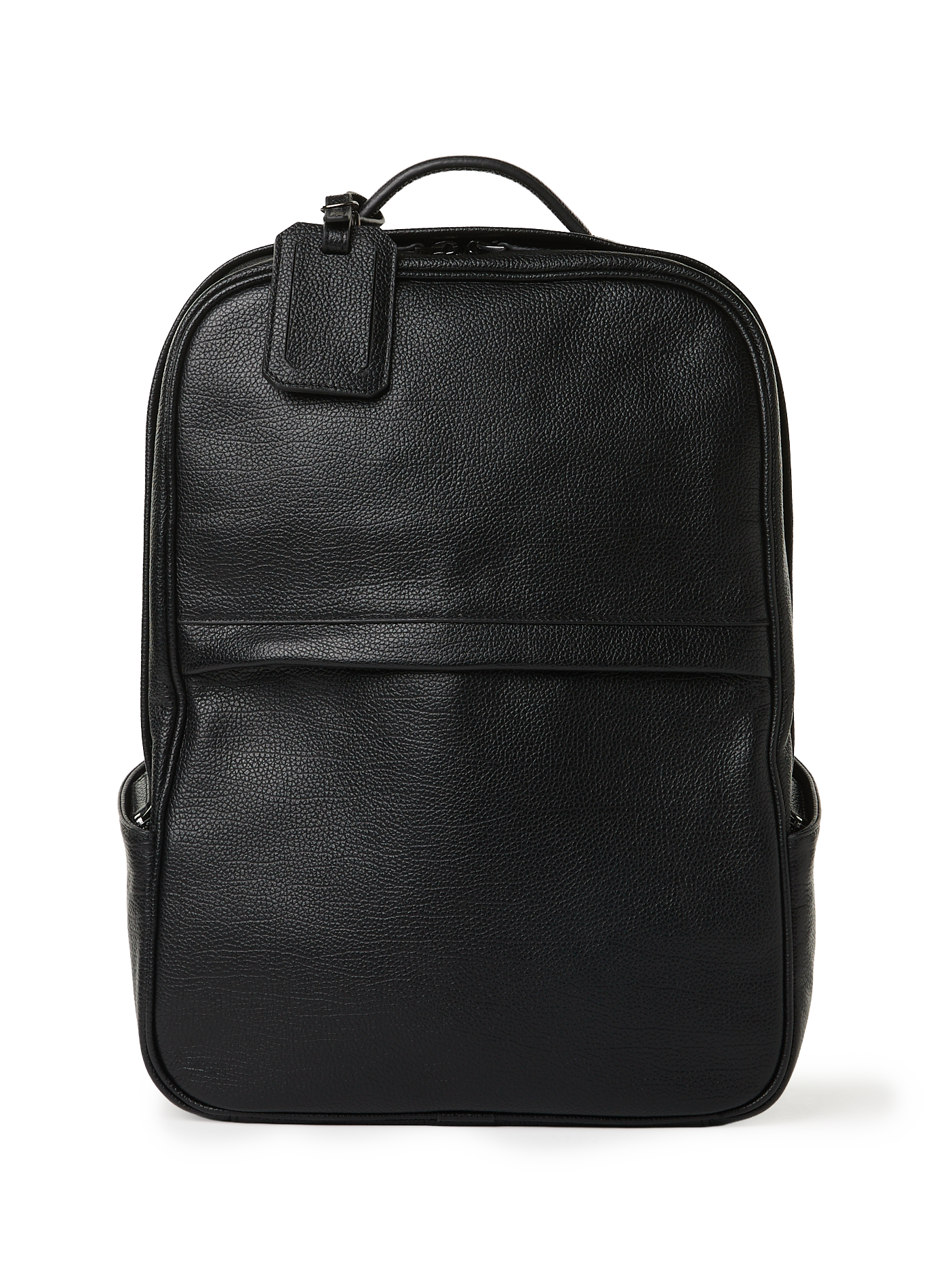 Grained leather backpack SAISON 1865 Black