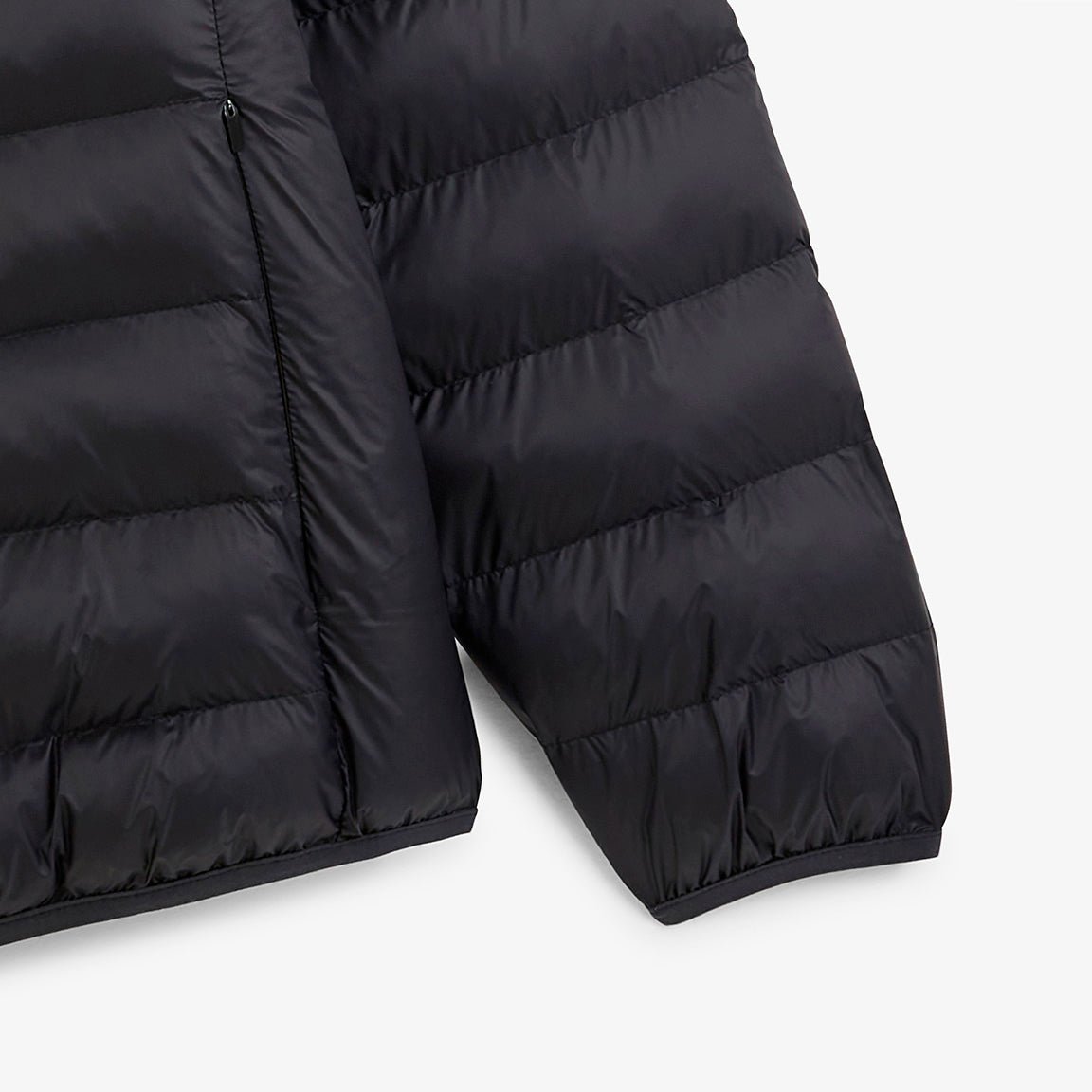 Long-sleeve lightweight black piumino down jacket SERGE BLANCO Black