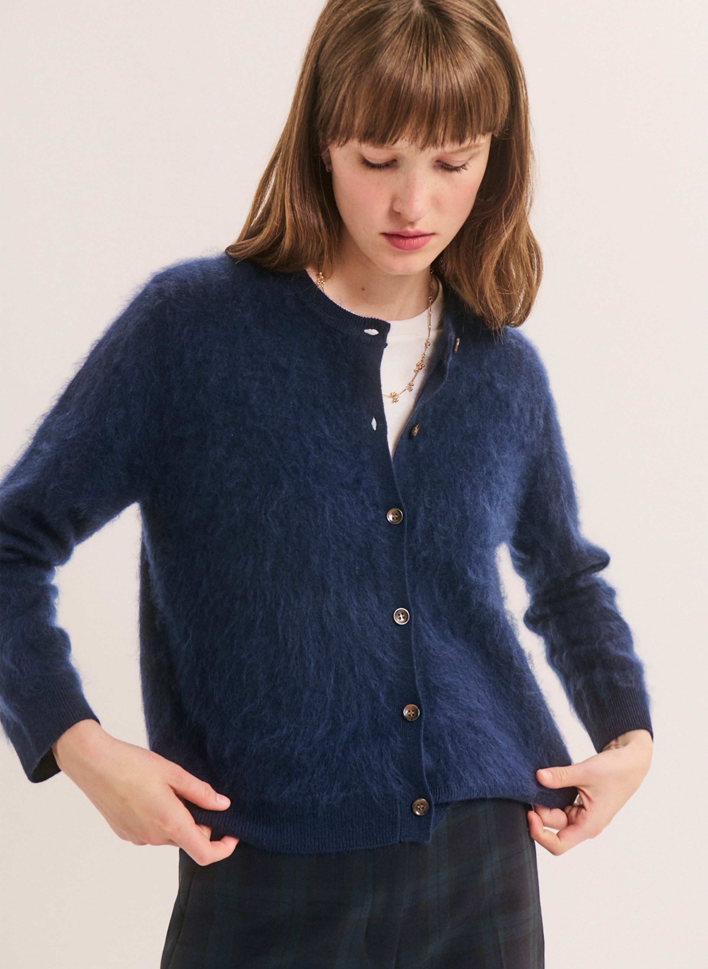Rechte wollen cardigan PABLO