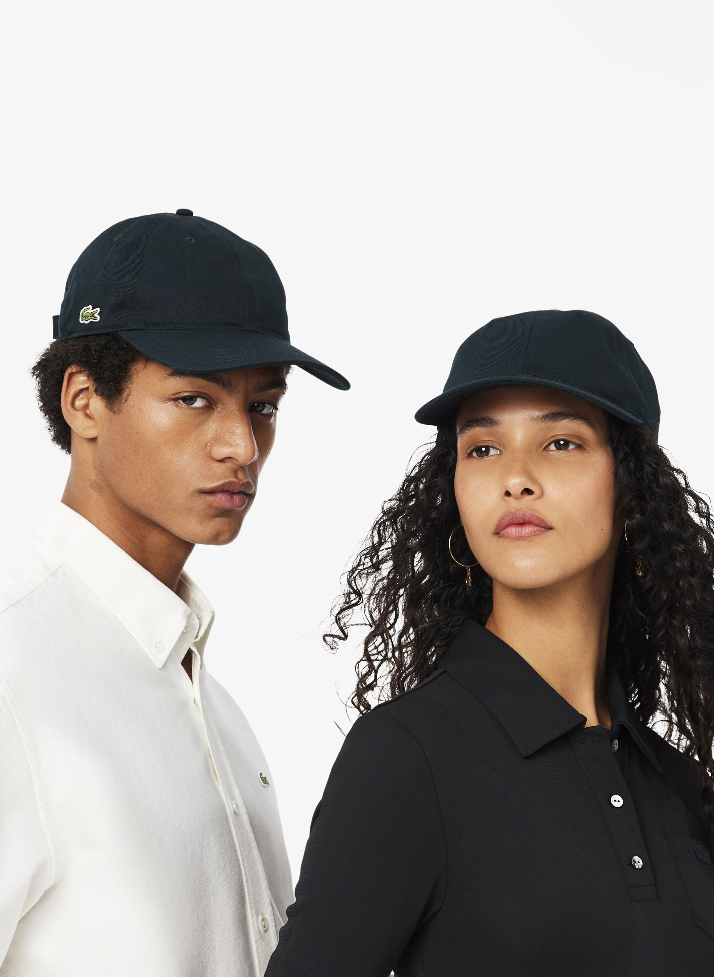 Casquette réglable brodée en coton LACOSTE Vert