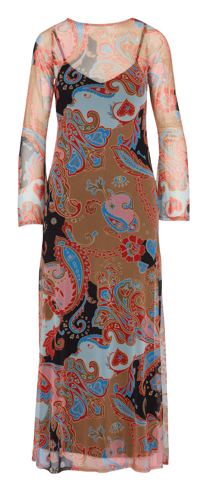 Robe longue col rond imprimée NEVER FULLY DRESSED Noir