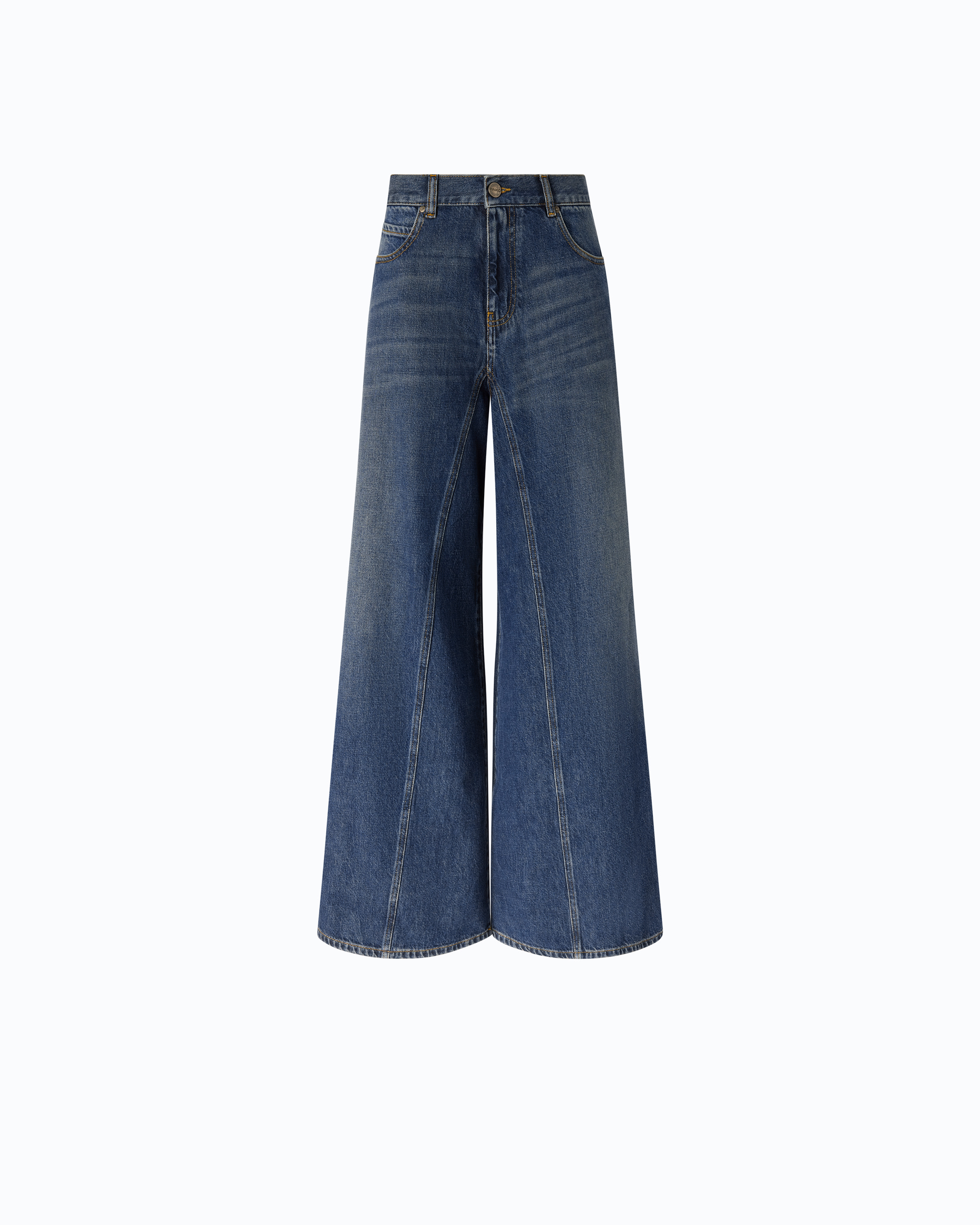 Jean évasé super wide leg PINKO Bleu