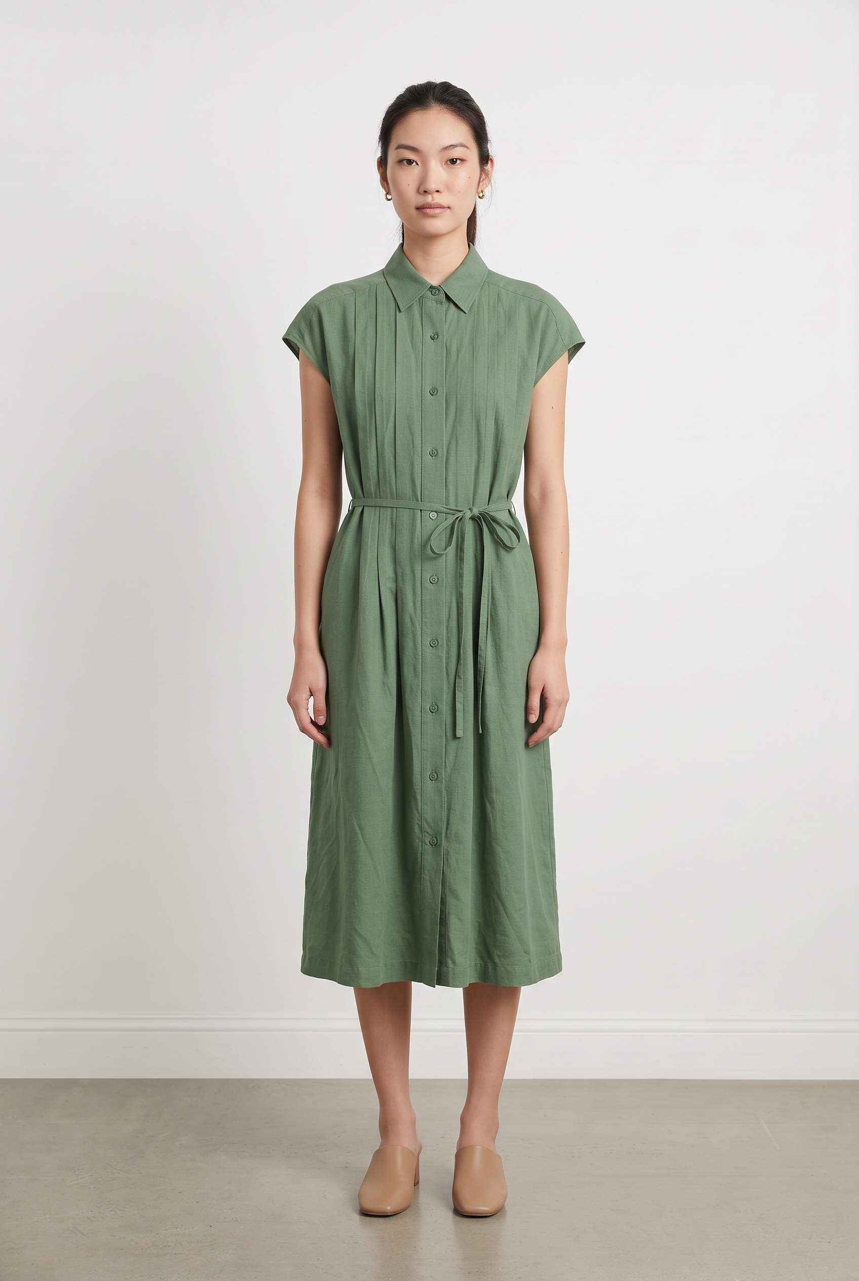 Robe courte & midi COMPTOIR DES COTONNIERS - Seconde main Vert