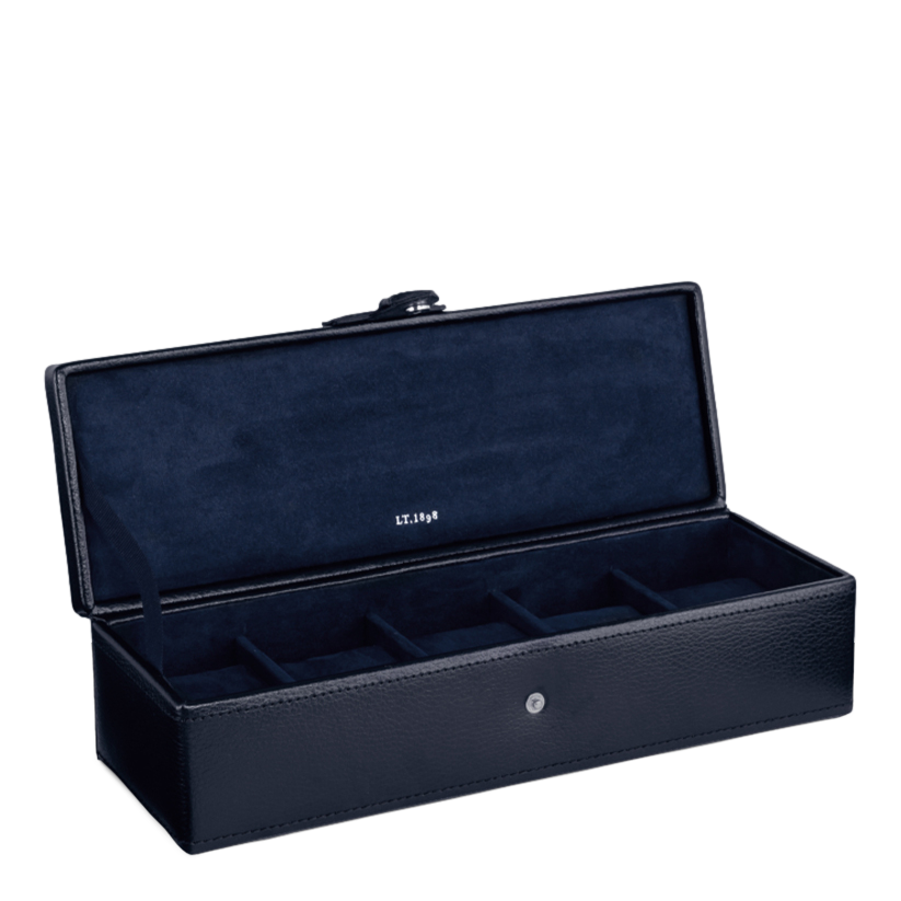 Coffret cinq montres LE TANNEUR Bleu