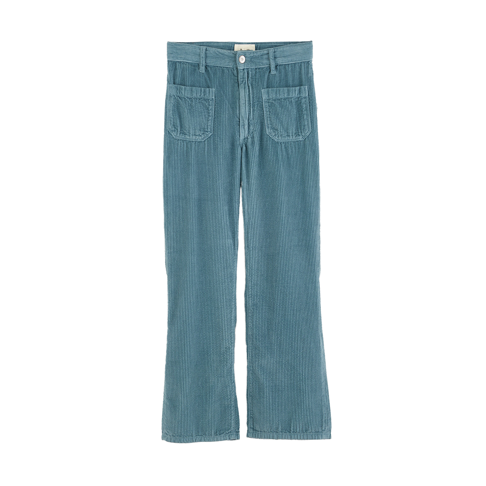 Pantalon droit en coton BELLEROSE Bleu