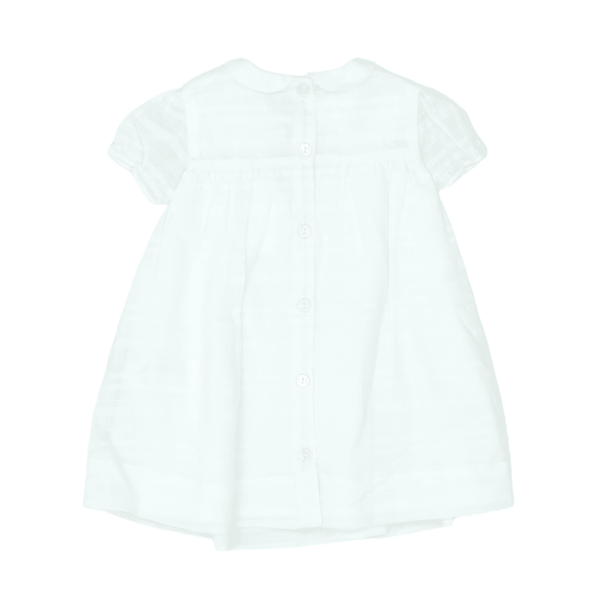 White Baby Dress - 12 months TARTINE ET CHOCOLAT - seconde-main White