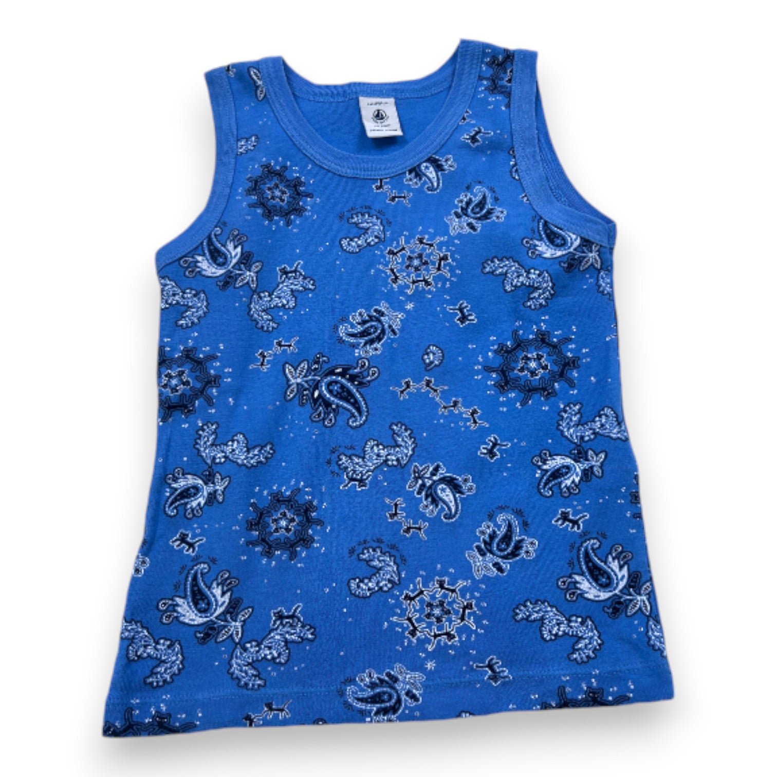 Blue Kids Tank Top - 4 years PETIT BATEAU - Seconde Main Blue