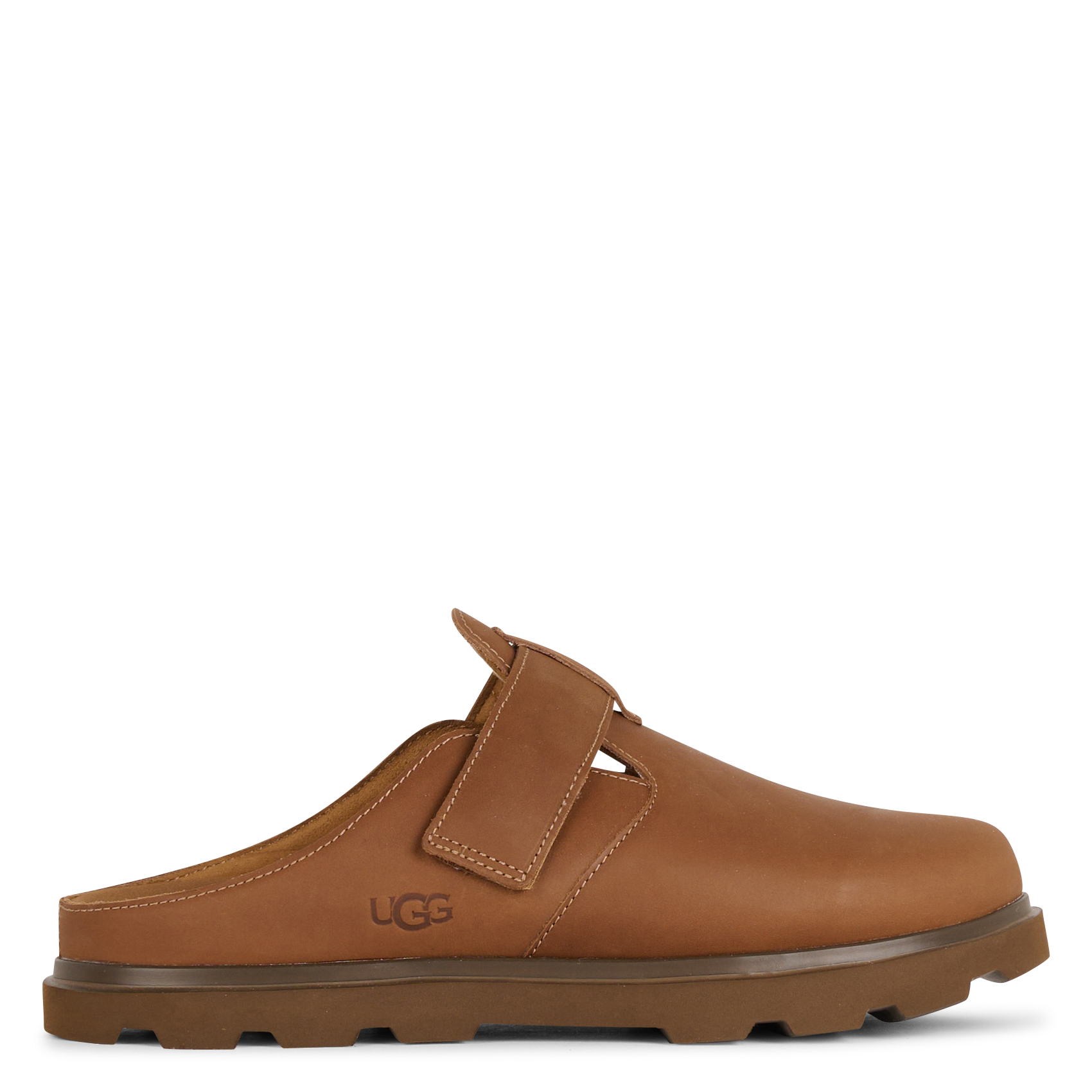 Avarca Berlin - Flache Ledersandalen mit Samt UGG