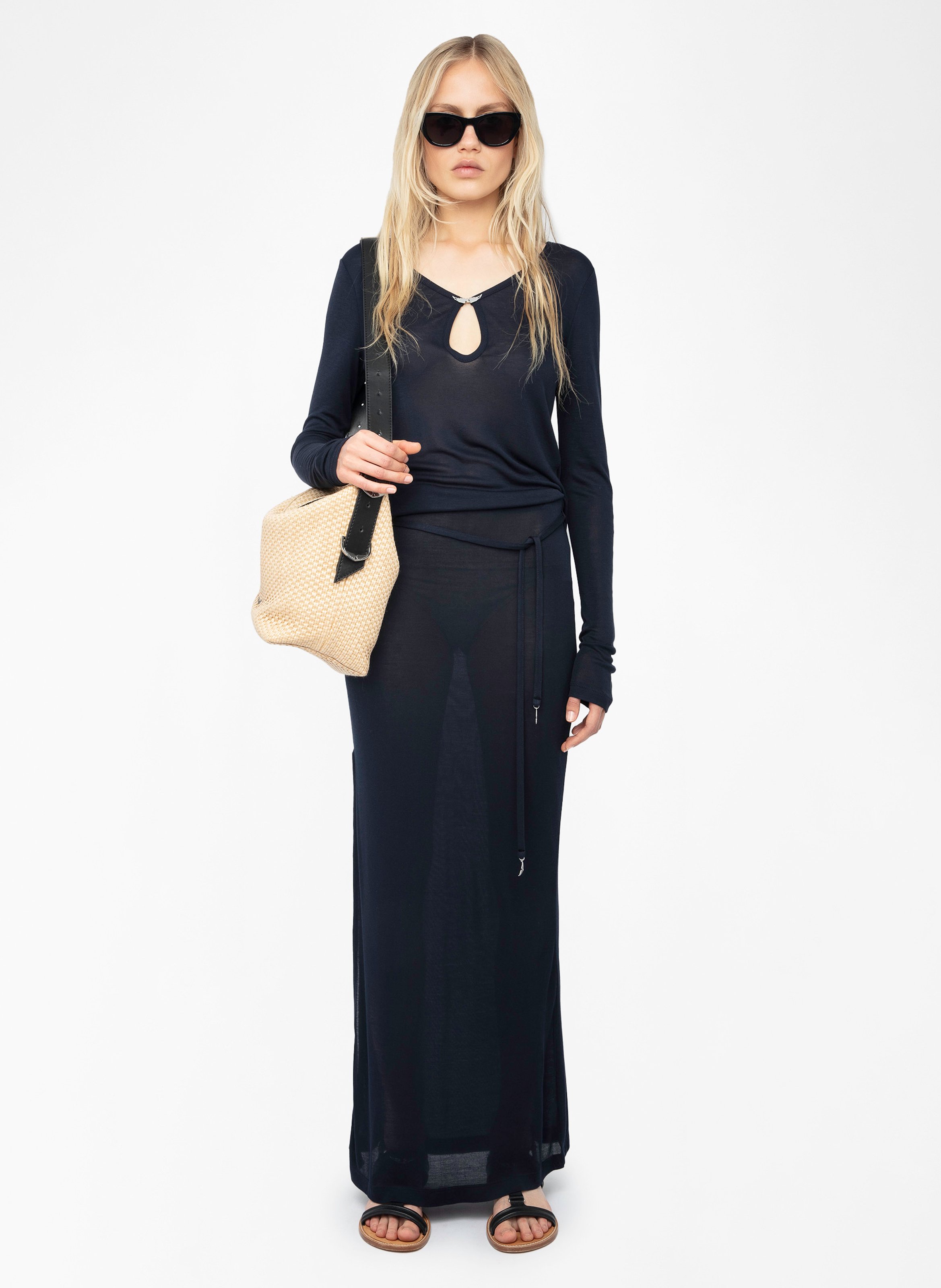 Blusa con scollo a V ZADIG&VOLTAIRE Blu