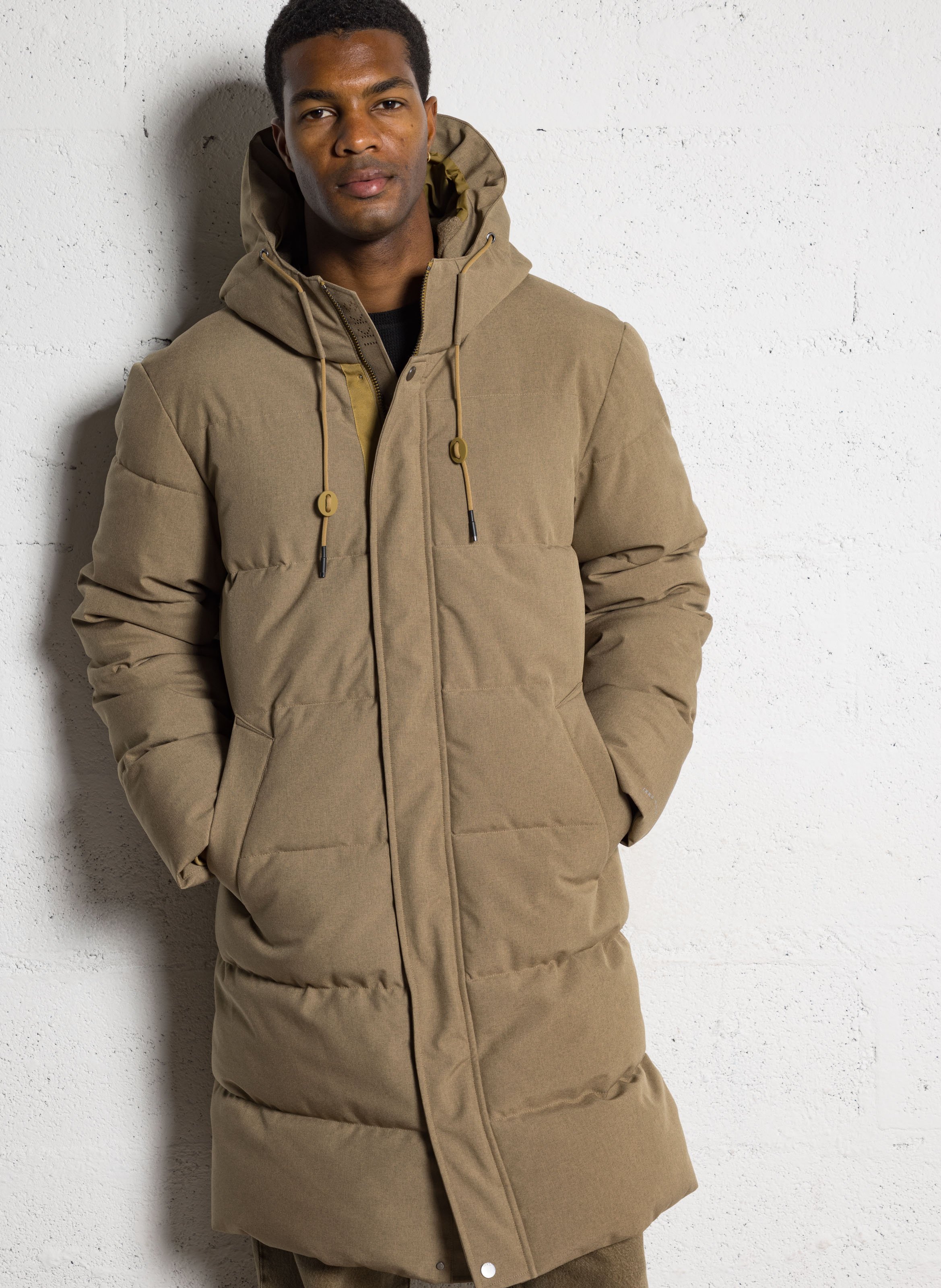 Daunenjacke mit Stehkragen IKKS Beige