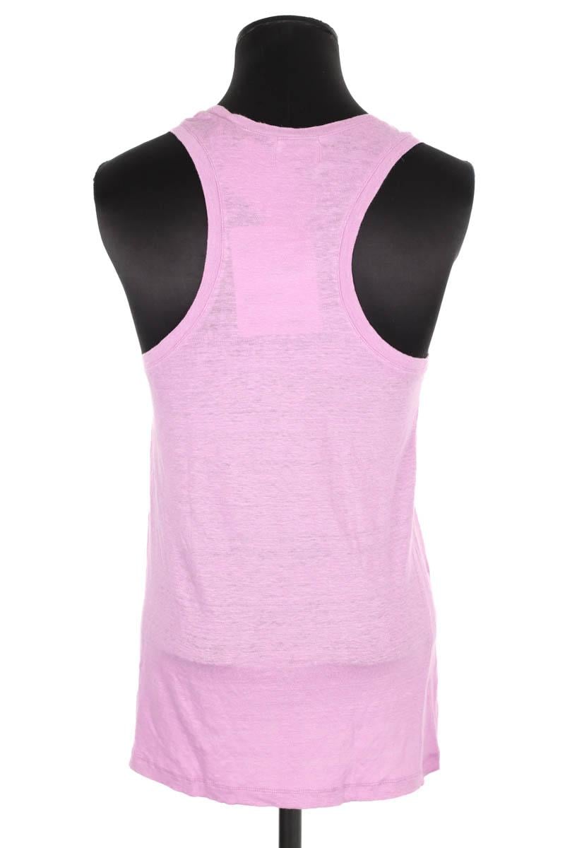 Sleeveless linen top ISABEL MARANT ÉTOILE - SECONDE MAIN Purple