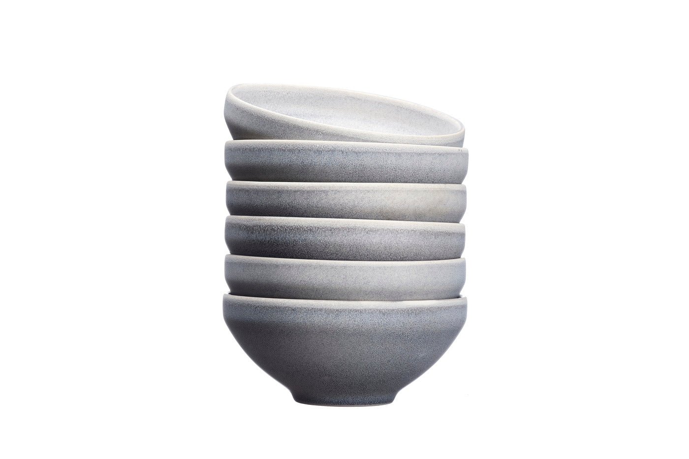 Bowl stone ø15cm - 6 pieces - moon gray BJORN Grey