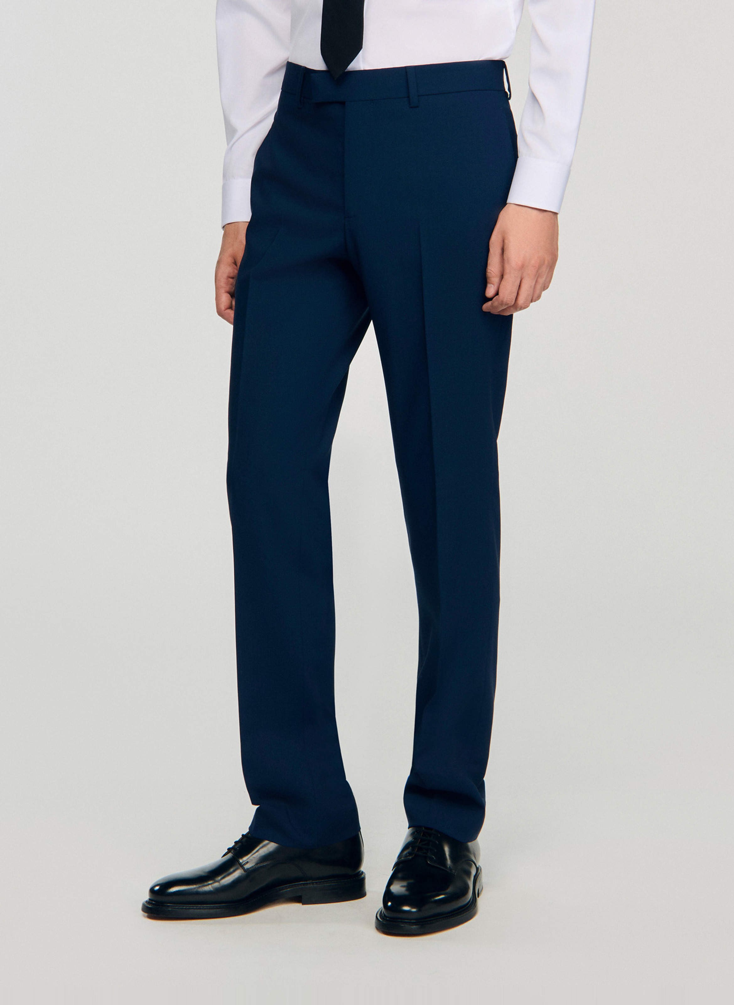 Pantalon de costume en laine SANDRO