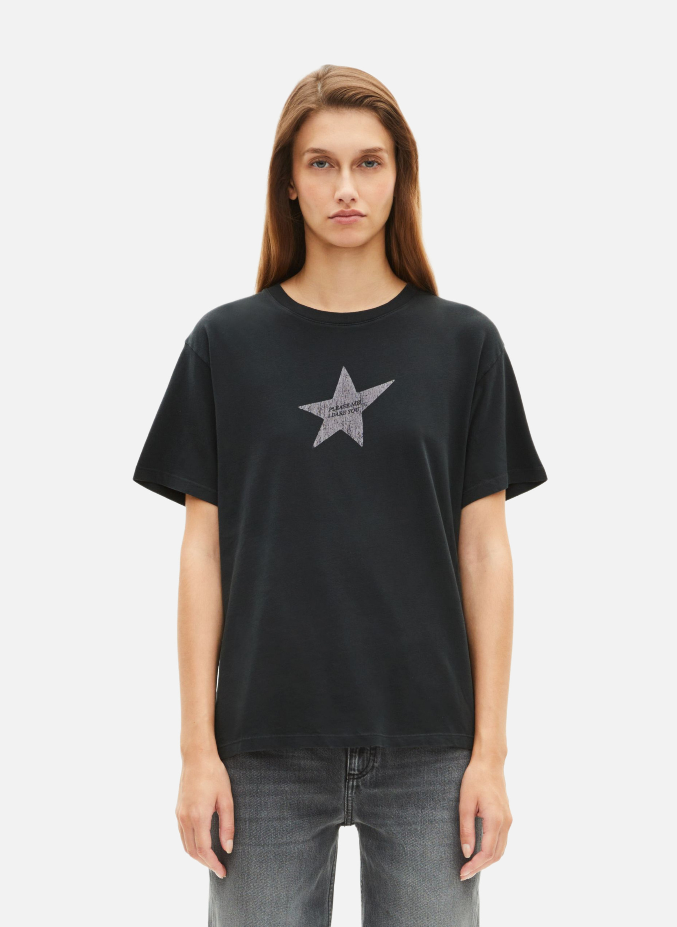 T-shirt with screen printing THE KOOPLES Black