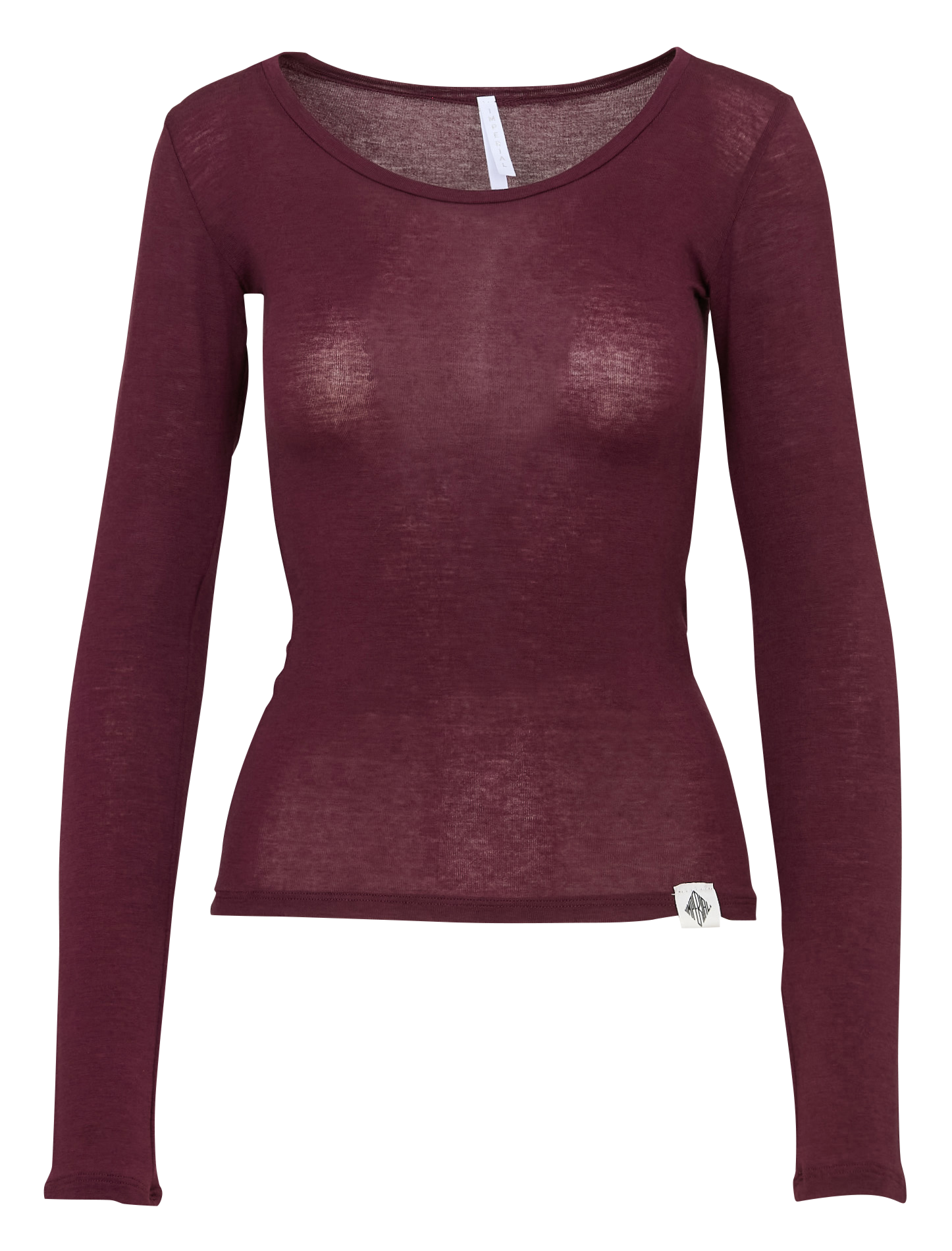 Fitted round neck T-shirt IMPERIAL Red