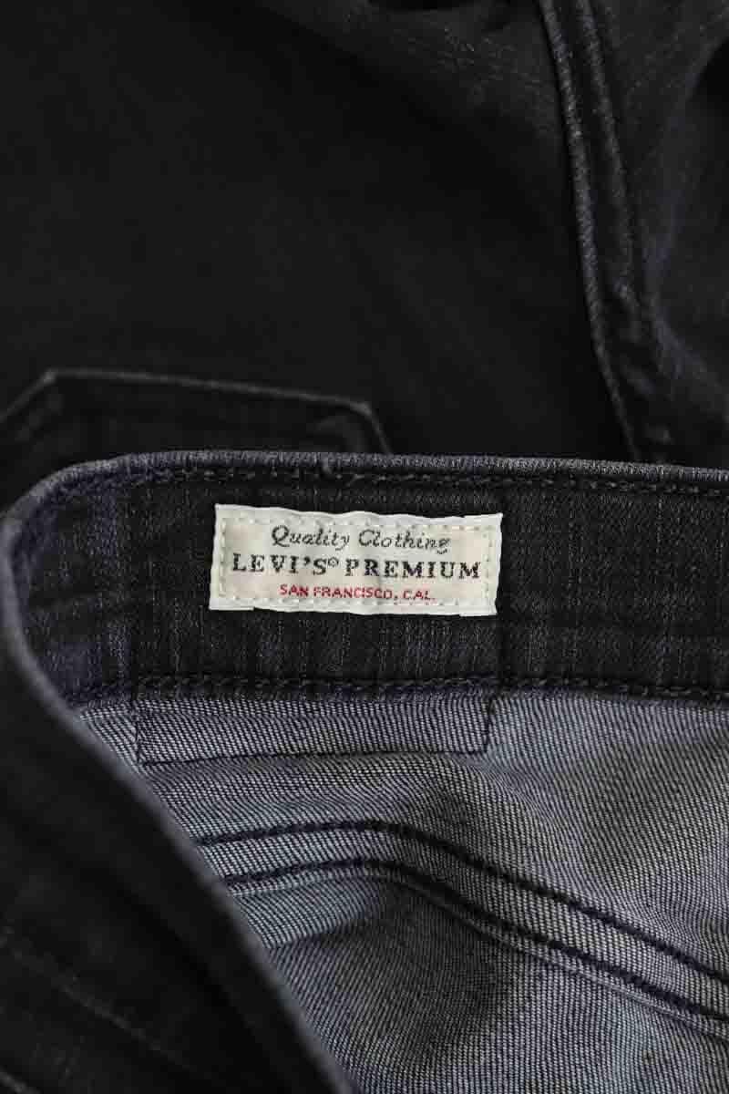Cotton skinny jeans LEVI'S - Seconde main Black