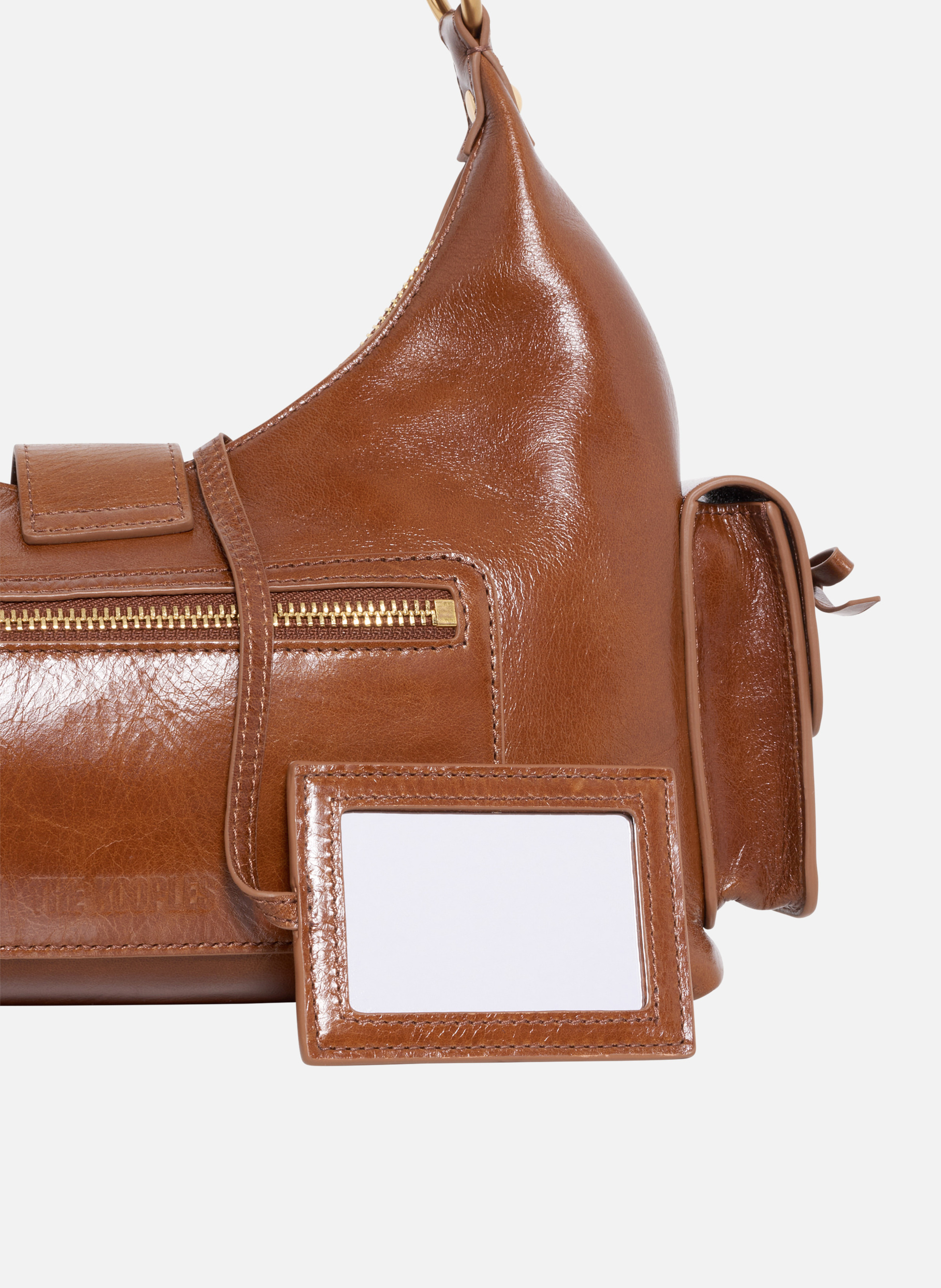 Amelia leather handbag THE KOOPLES Brown