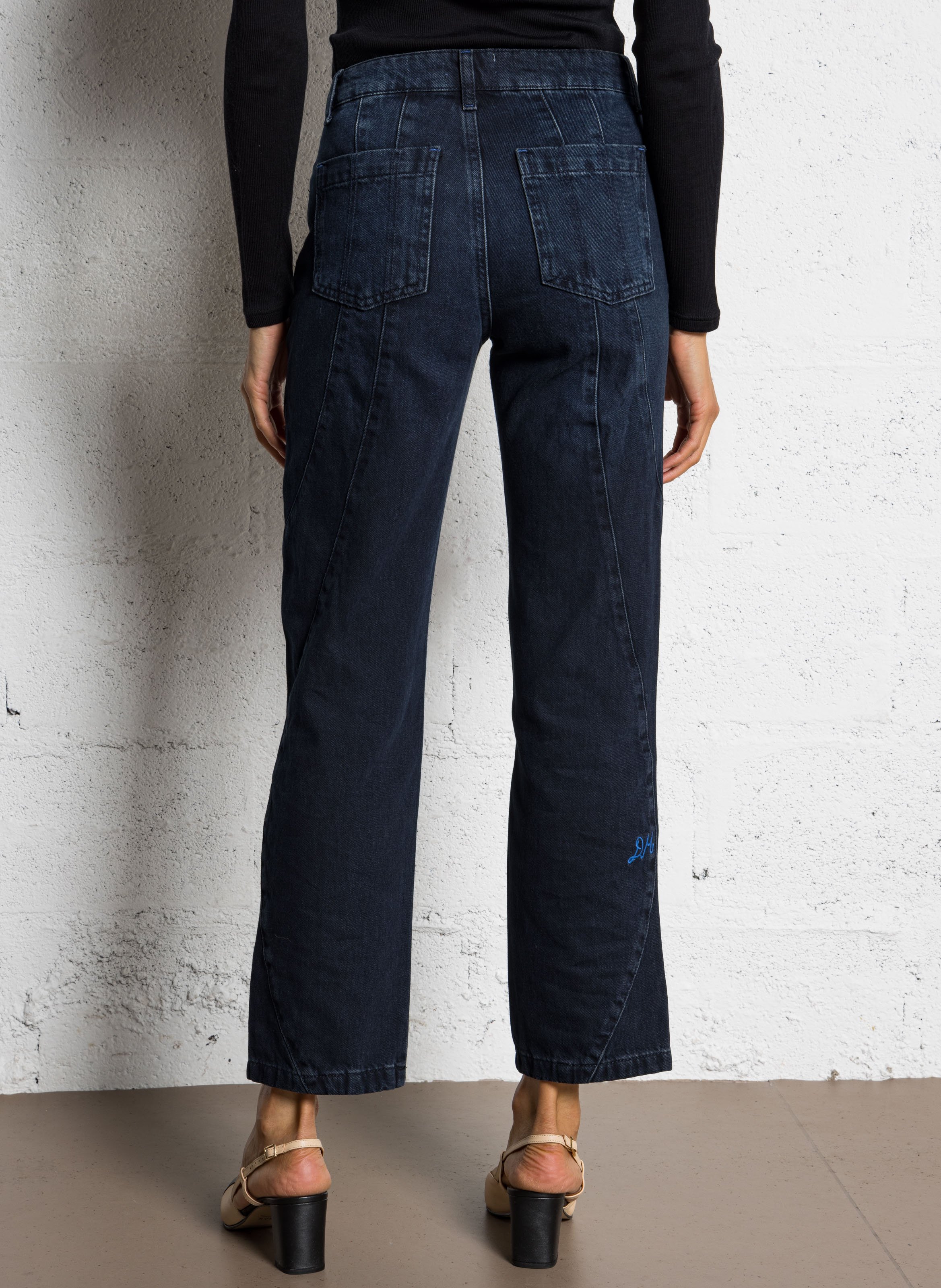 Jean slim à coutures ondulées DAMSON MADDER Bleu