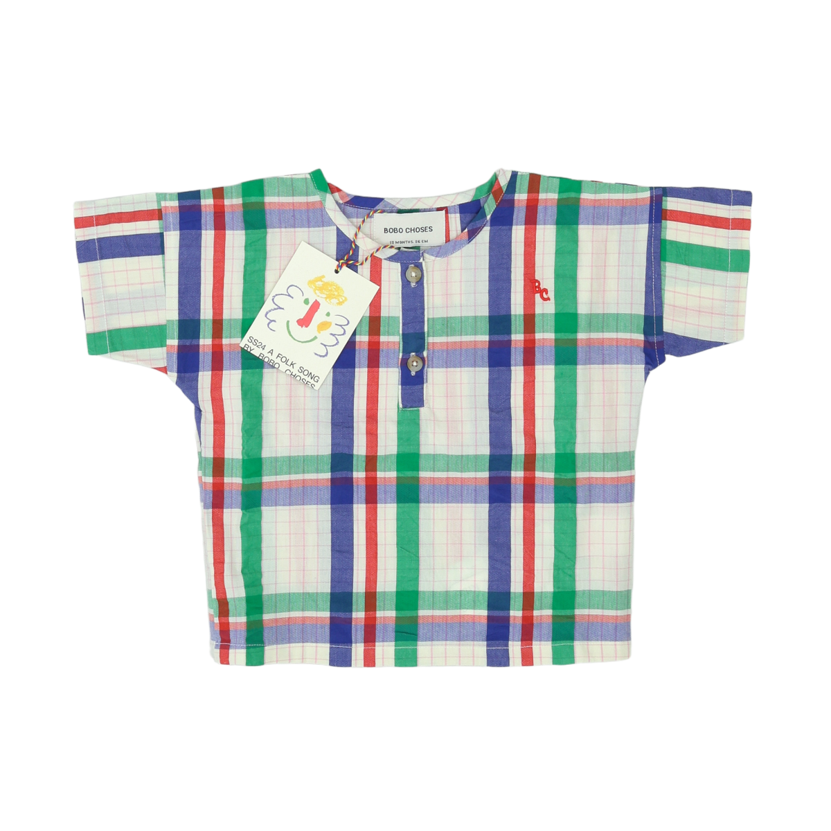 Multicolored baby shirt - 18 months BOBO CHOSES - Seconde Main Multicolored