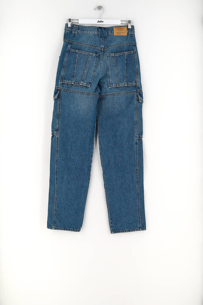 - Straight-leg jeans
- 5 pockets
- Straight cut
- Faded effect ISABEL MARANT - Seconde Main Blue